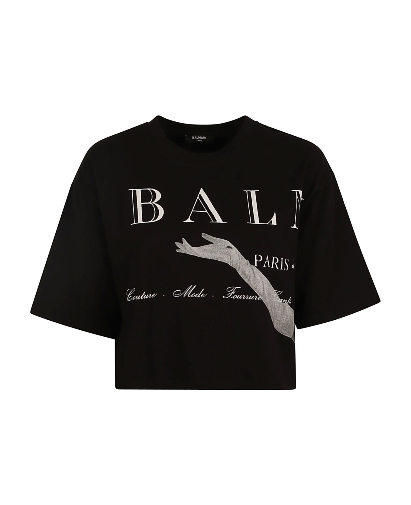 Balmain Jolie Madame T-shirt - BLACK