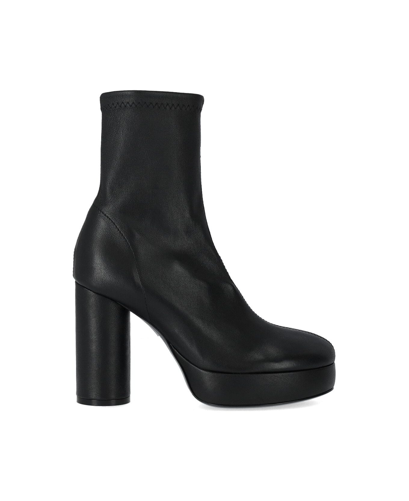 Vic Matié Pulp Black Sock Ankle Boot | italist