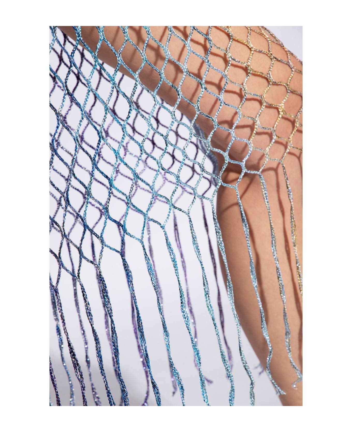 Missoni Metallic Thread Fringed Maxi Beach Dress - MultiColour