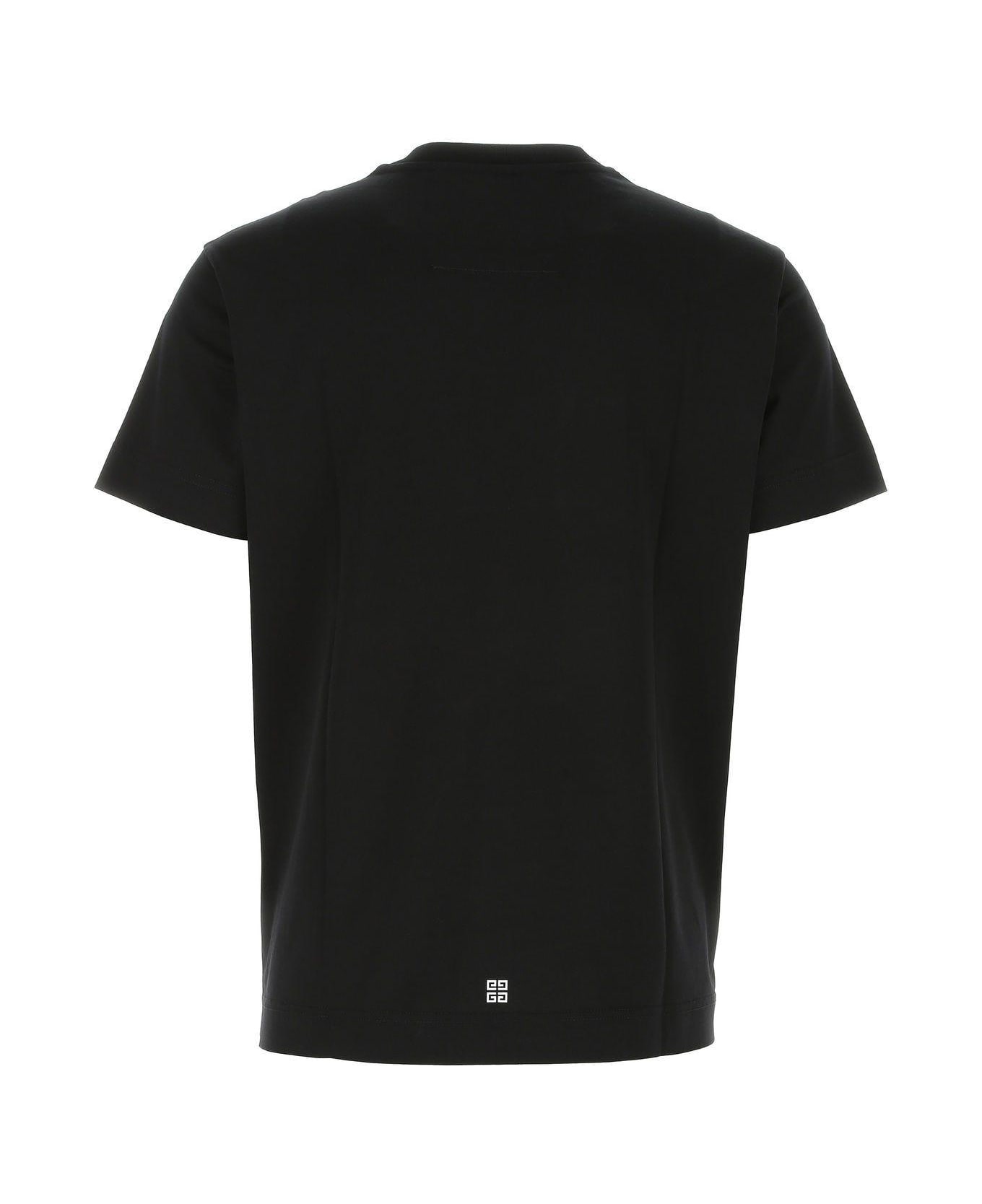 Givenchy Black Cotton T-shirt - Black