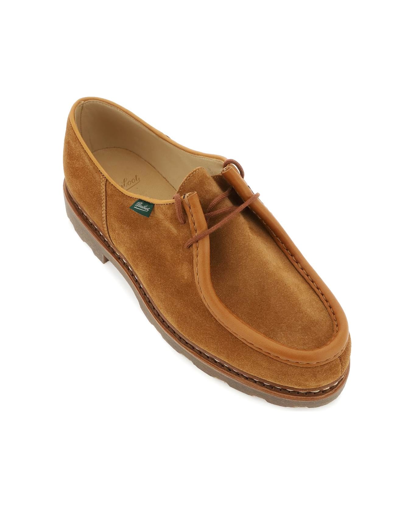 Paraboot Leather Michael Derby Shoes - Cuoio