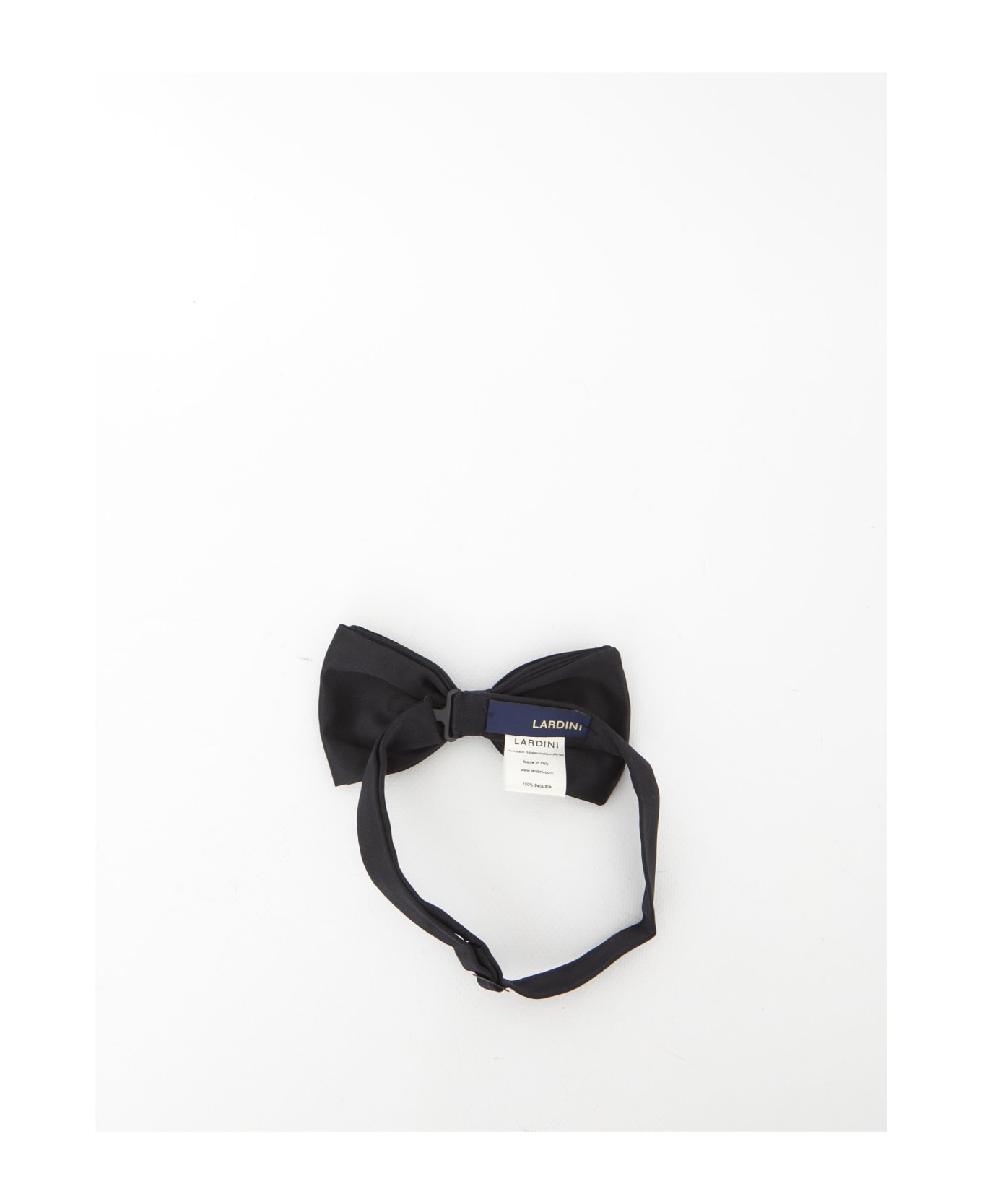 Lardini Silk Bow Tie - BLACK ネクタイ