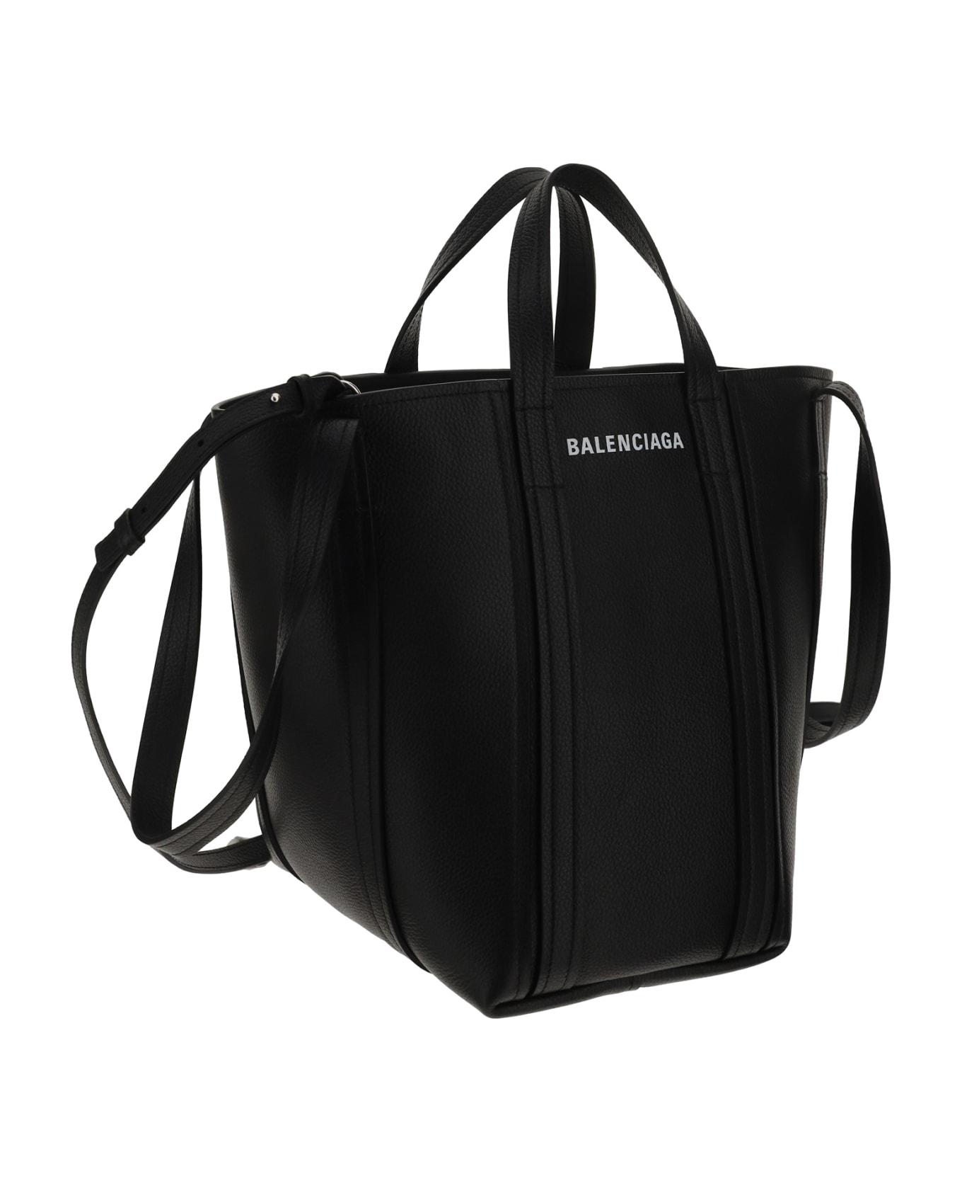 Balenciaga Everyday Handbag - Black/l White バッグ