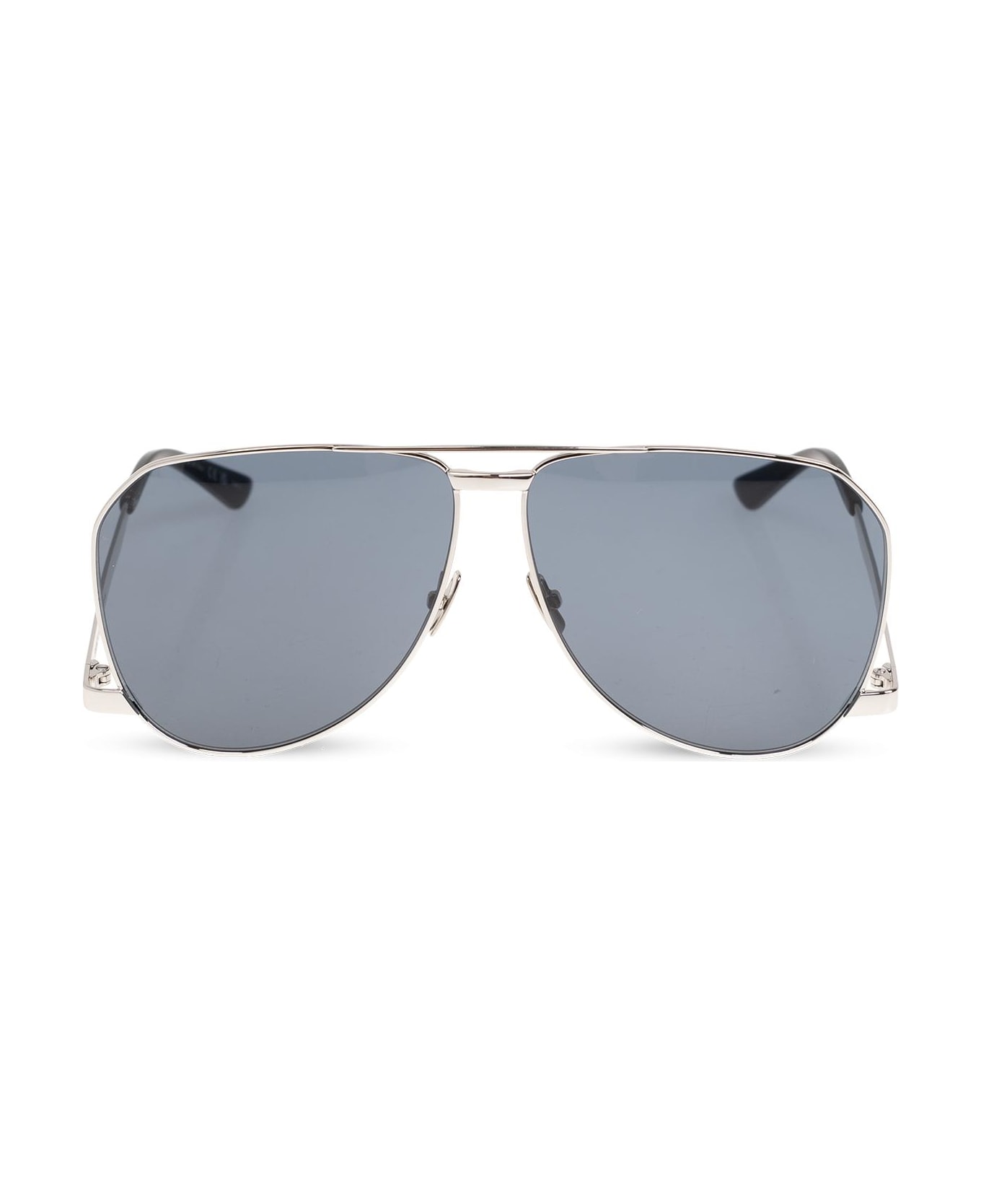 Saint Laurent Eyewear 'sl 690 Dust' Sunglasses - Metal Silver Blue