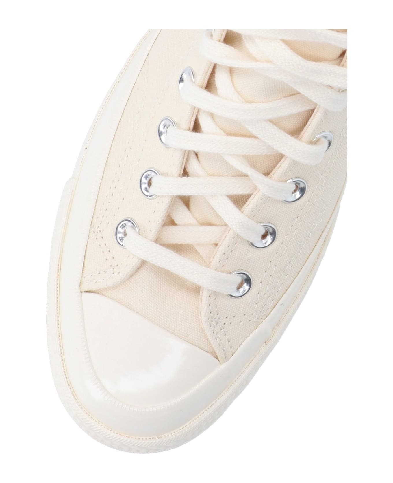 Comme des Garçons Play High Top Converse Chuck 70 Sneakers - White