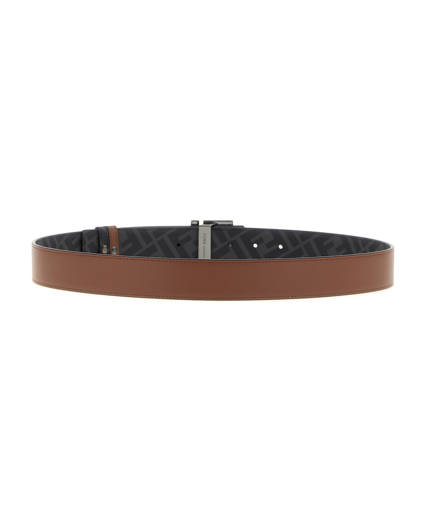Fendi 
squared Ff
 Reversible Belt - MARRONE NERO