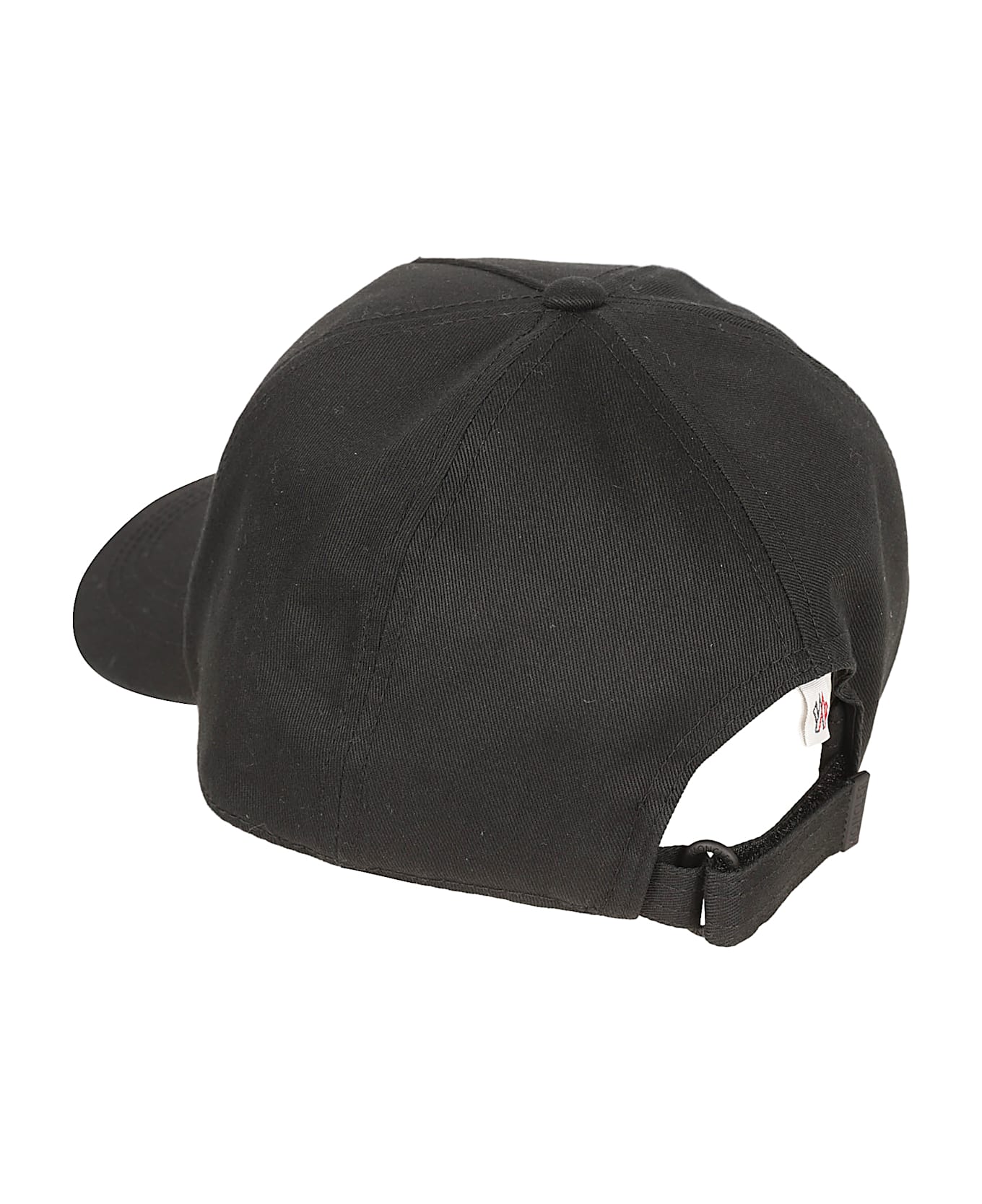 Moncler Grenoble Logo Patch Baseball Cap - Black