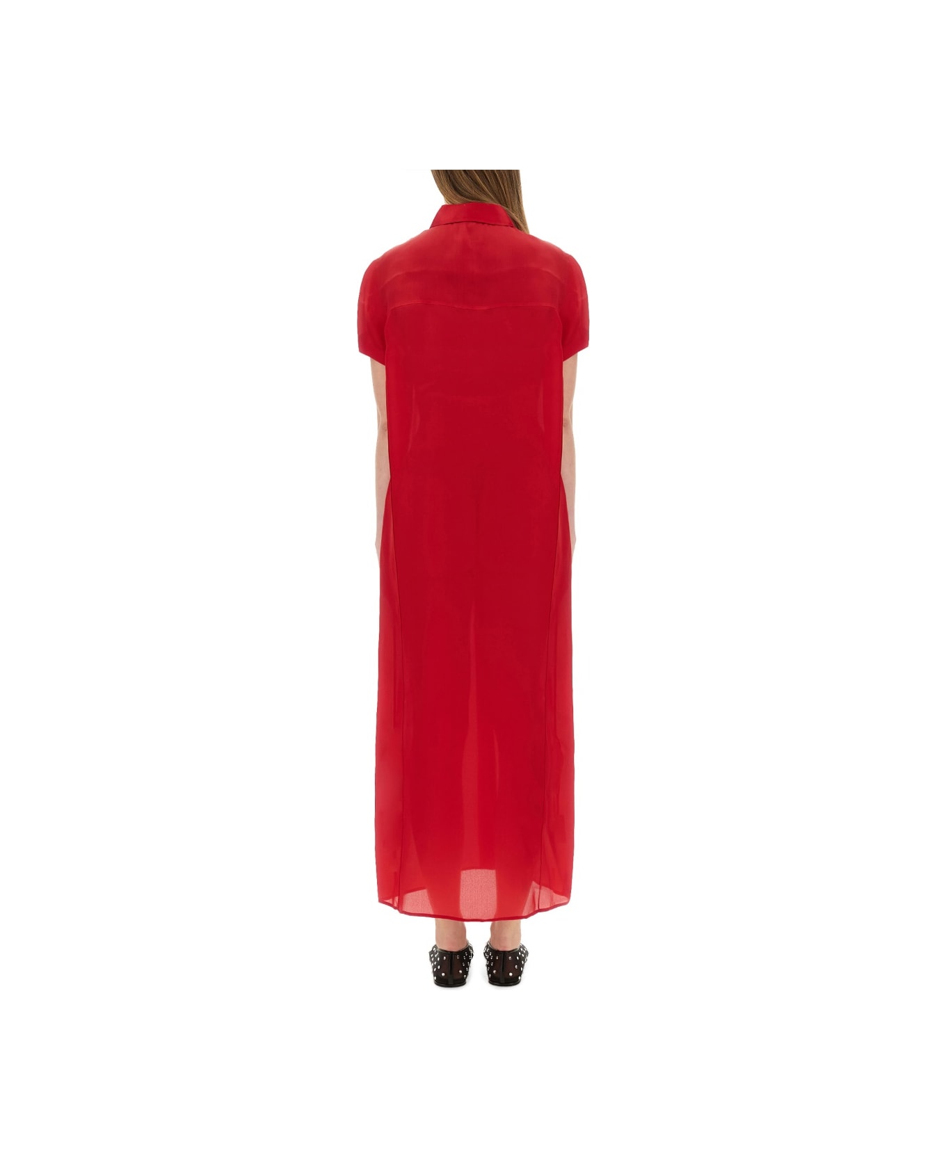 Khaite "effy" Dress - RED