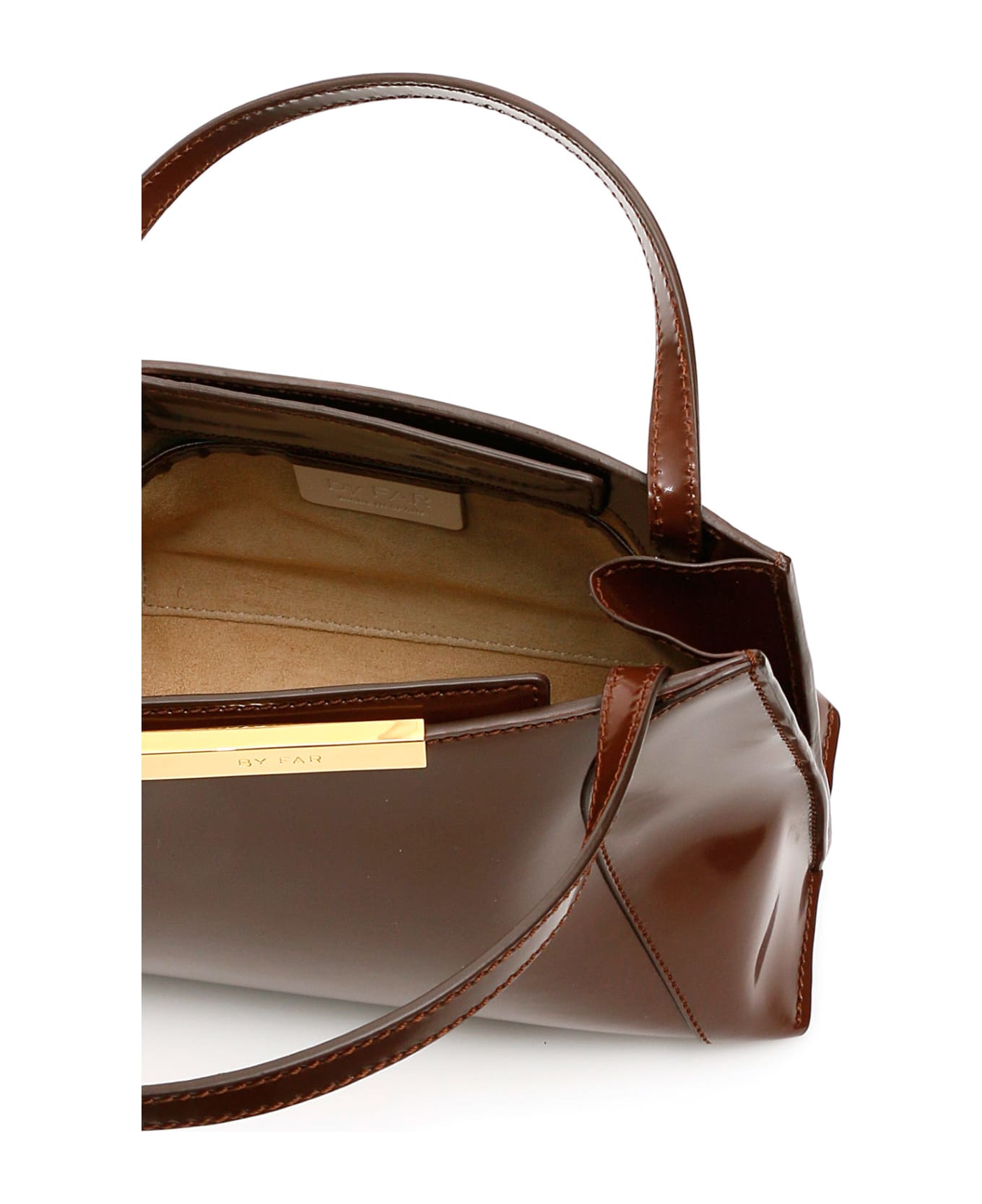 BY FAR Charlotte Handbag - DARK BROWN (Brown)