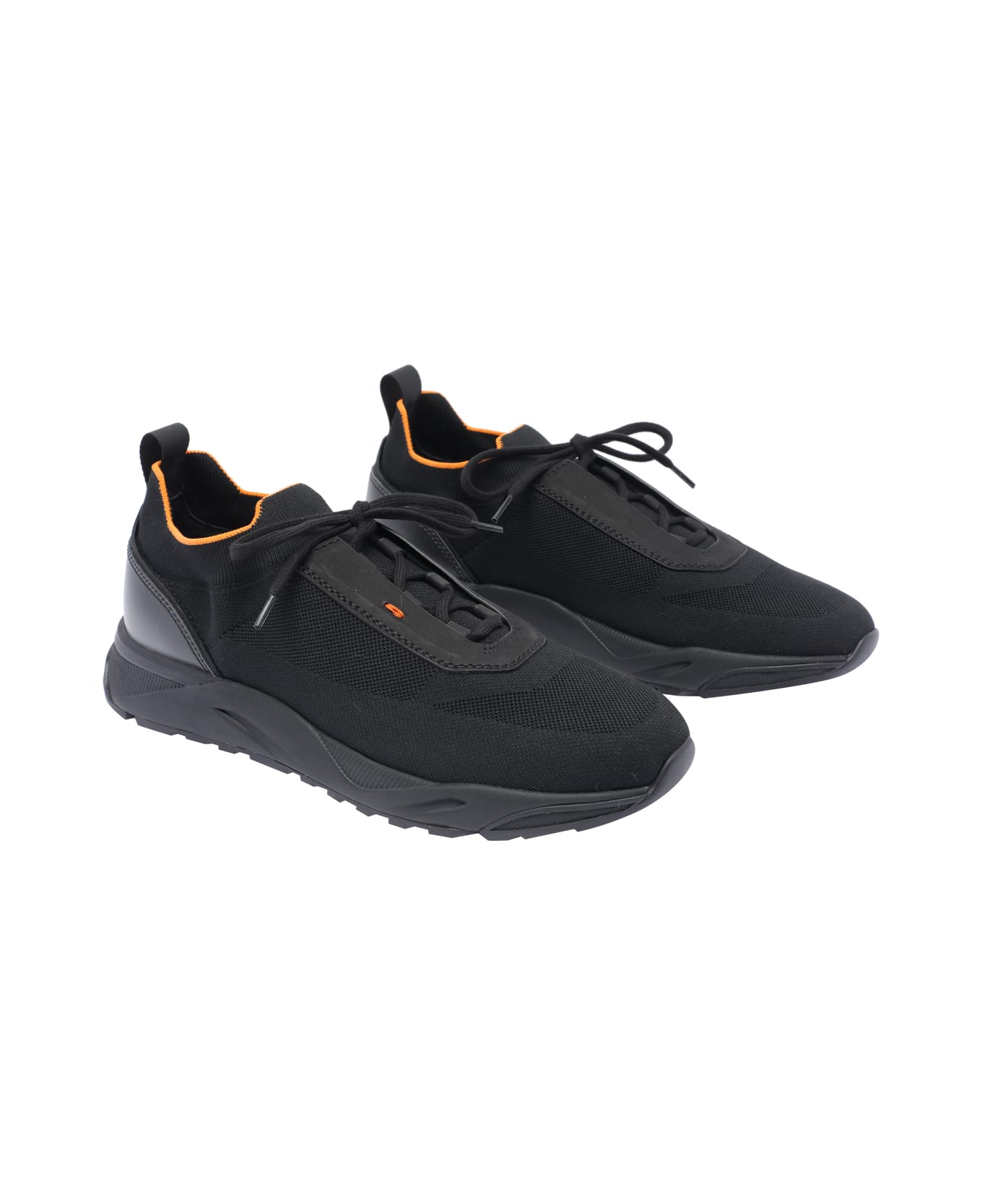 Santoni Flin Sneakers - Black