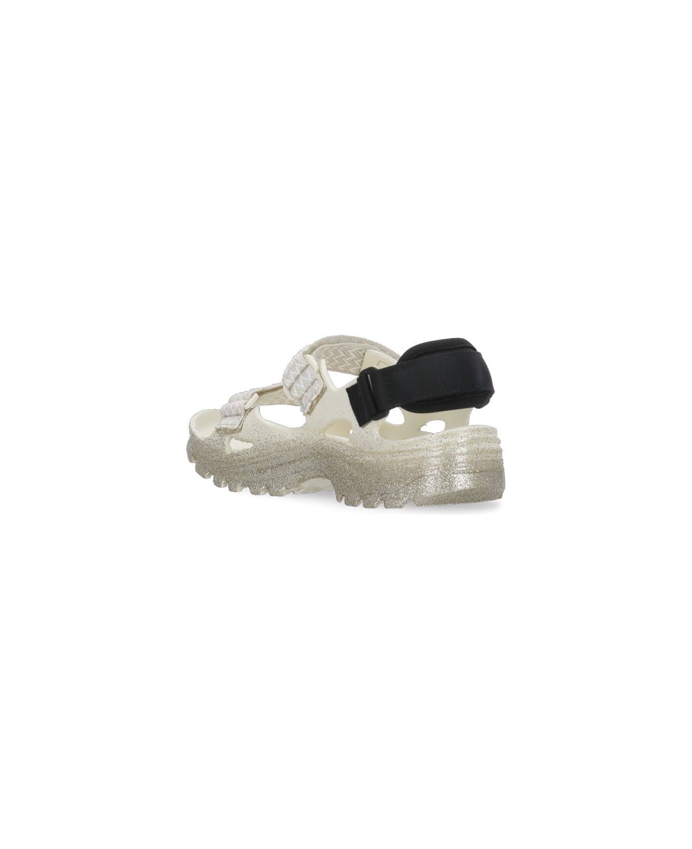 Lanvin 'wave Curb Laces' Lanvin X Suicoke Sandals - Golden