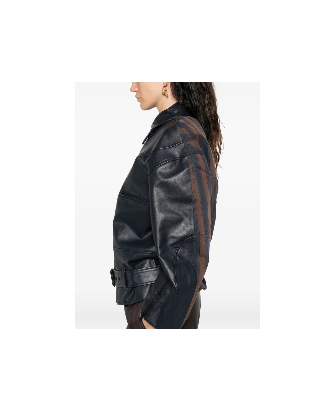 Stine Goya Outerwear - BLUE/BROWN