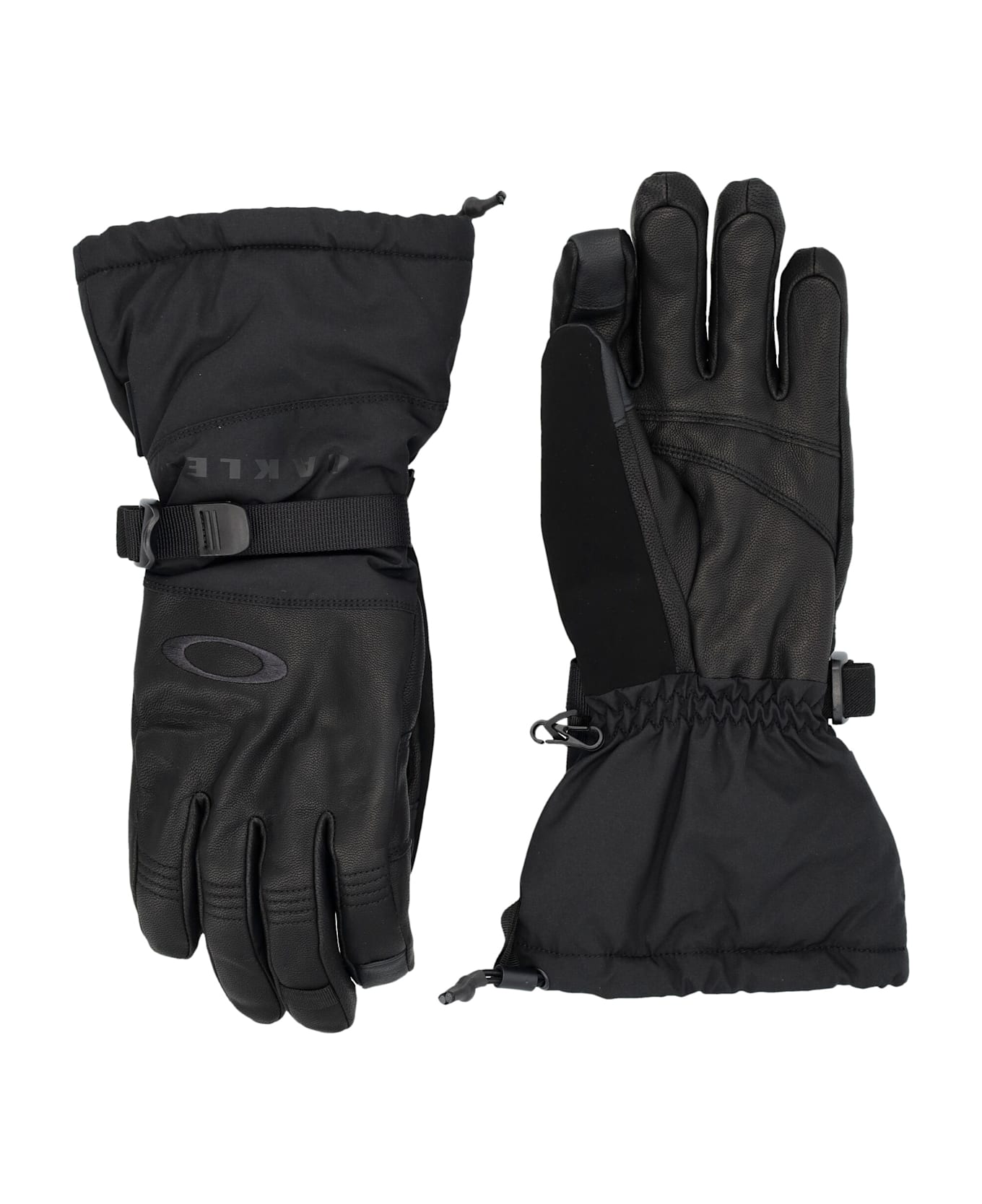 Oakley Ellipse Goatskin Gauntlet Gloves - BLACKOUT