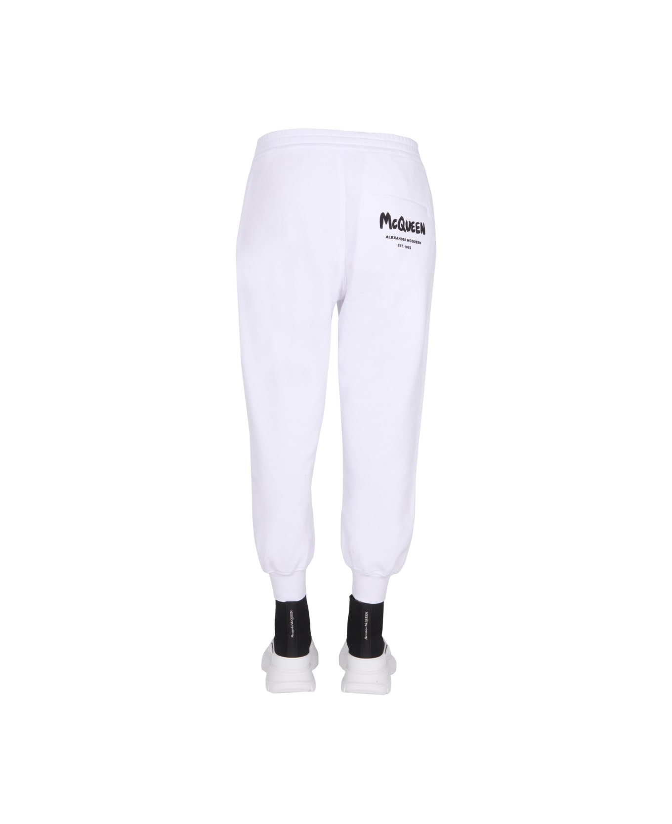 Alexander McQueen Jogging Pants - WHITE