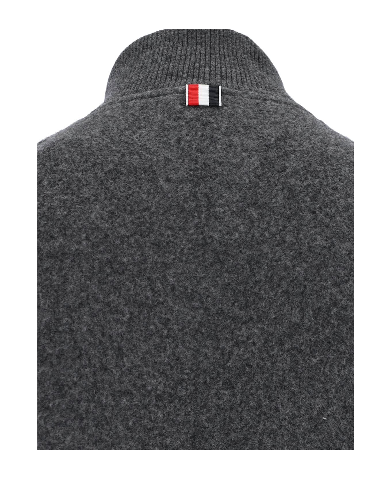 Thom Browne Wool Zip Jacket - Gray