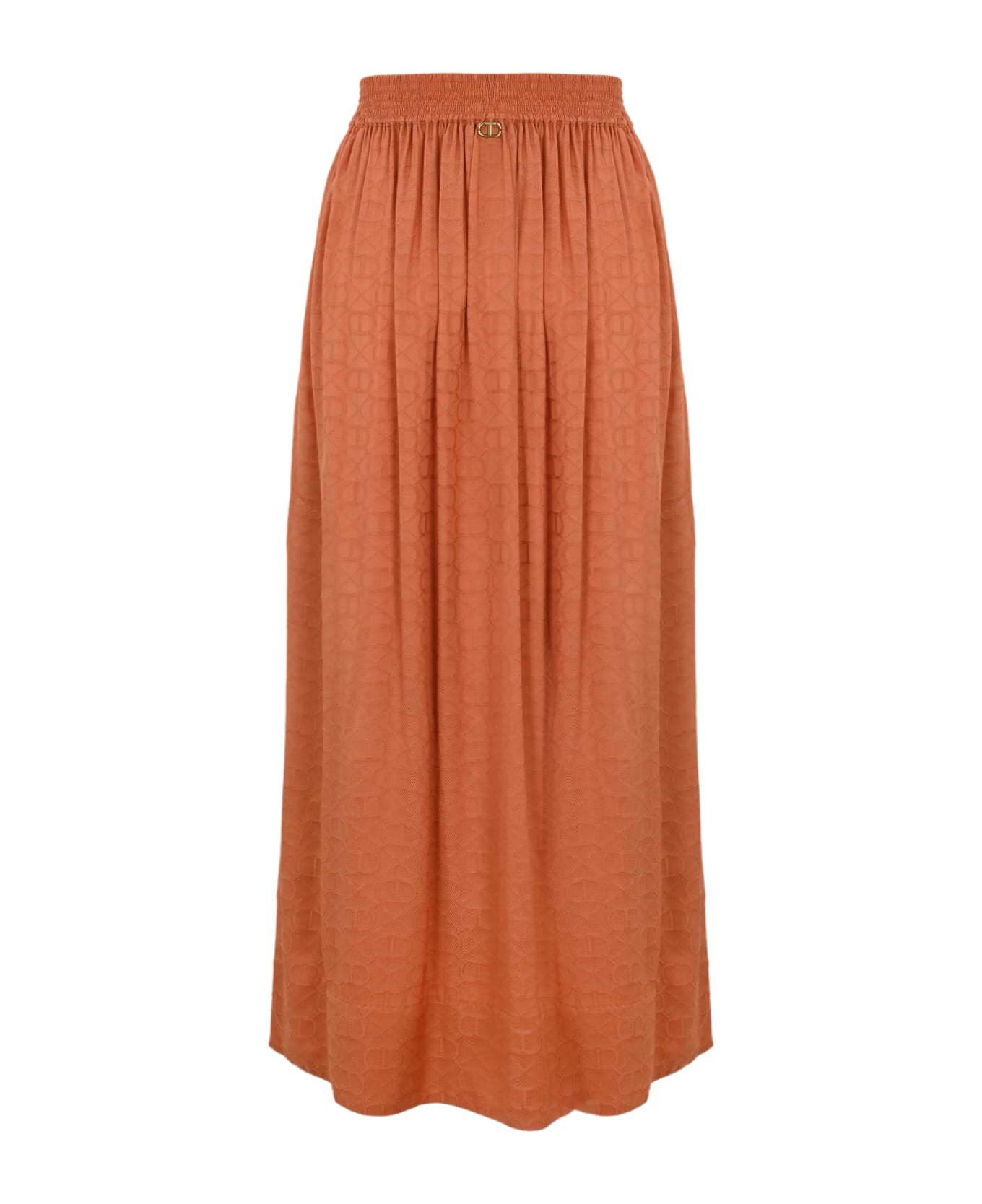 TwinSet Skirt With Oval-t Logo - Canyon sunset