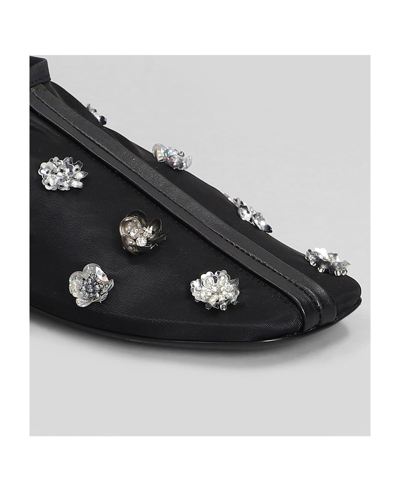 Christopher Esber Embla Ballet Flats In Black Nylon - black