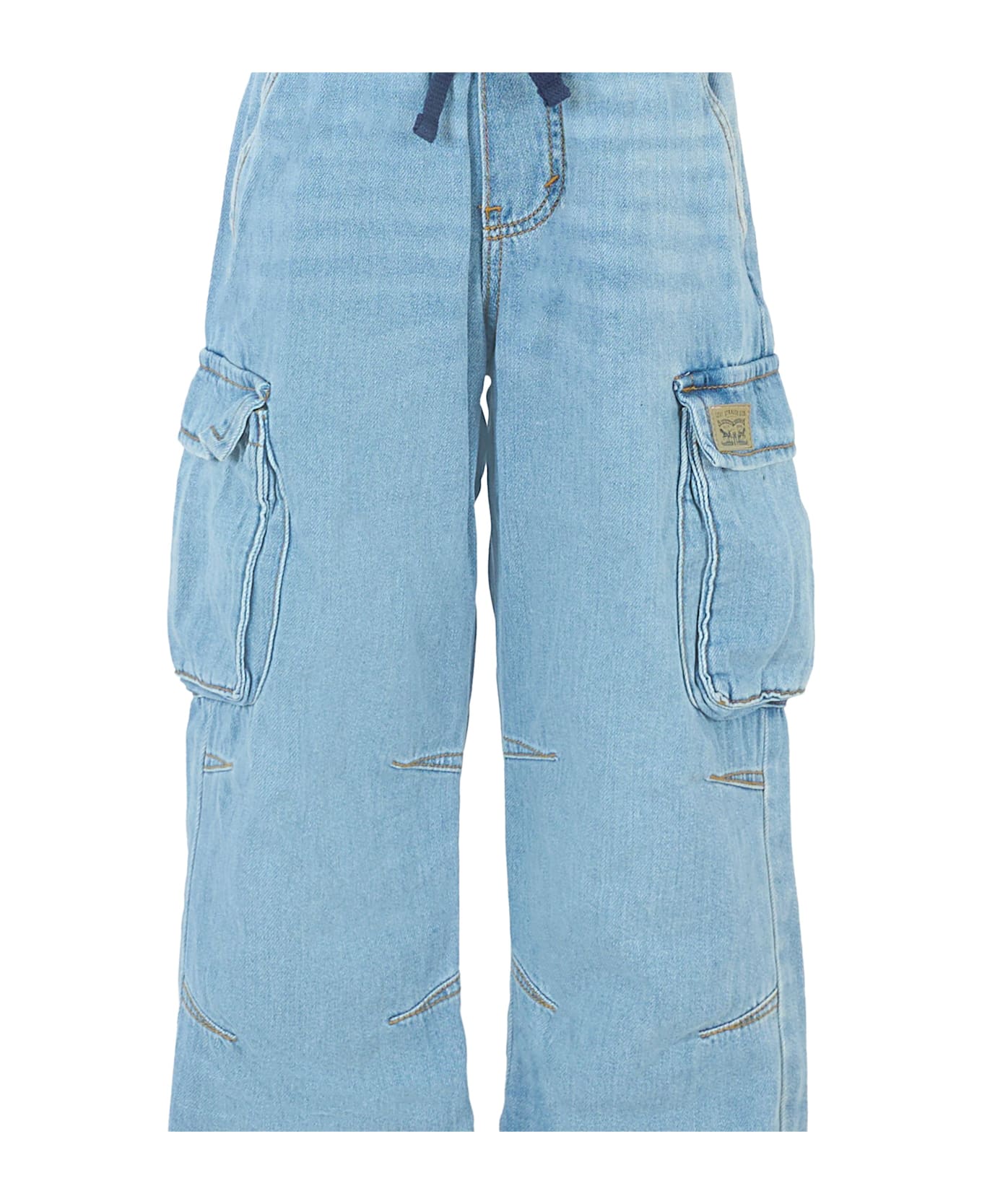 Levi
s Denim Jeans For Boy With Patch - Denim
