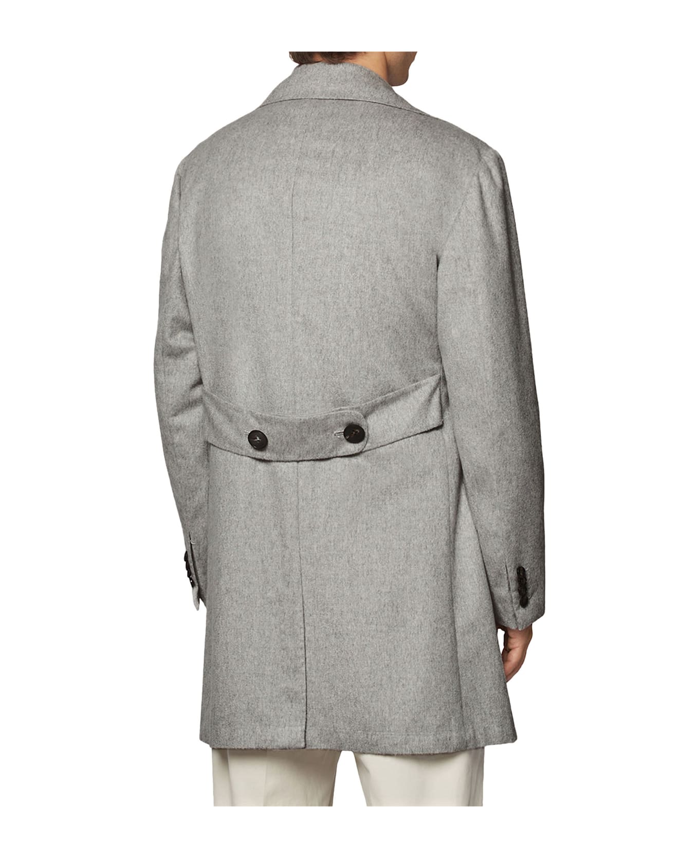 Kiton Outdoor Jacket Cashmere - LIGHT GREY