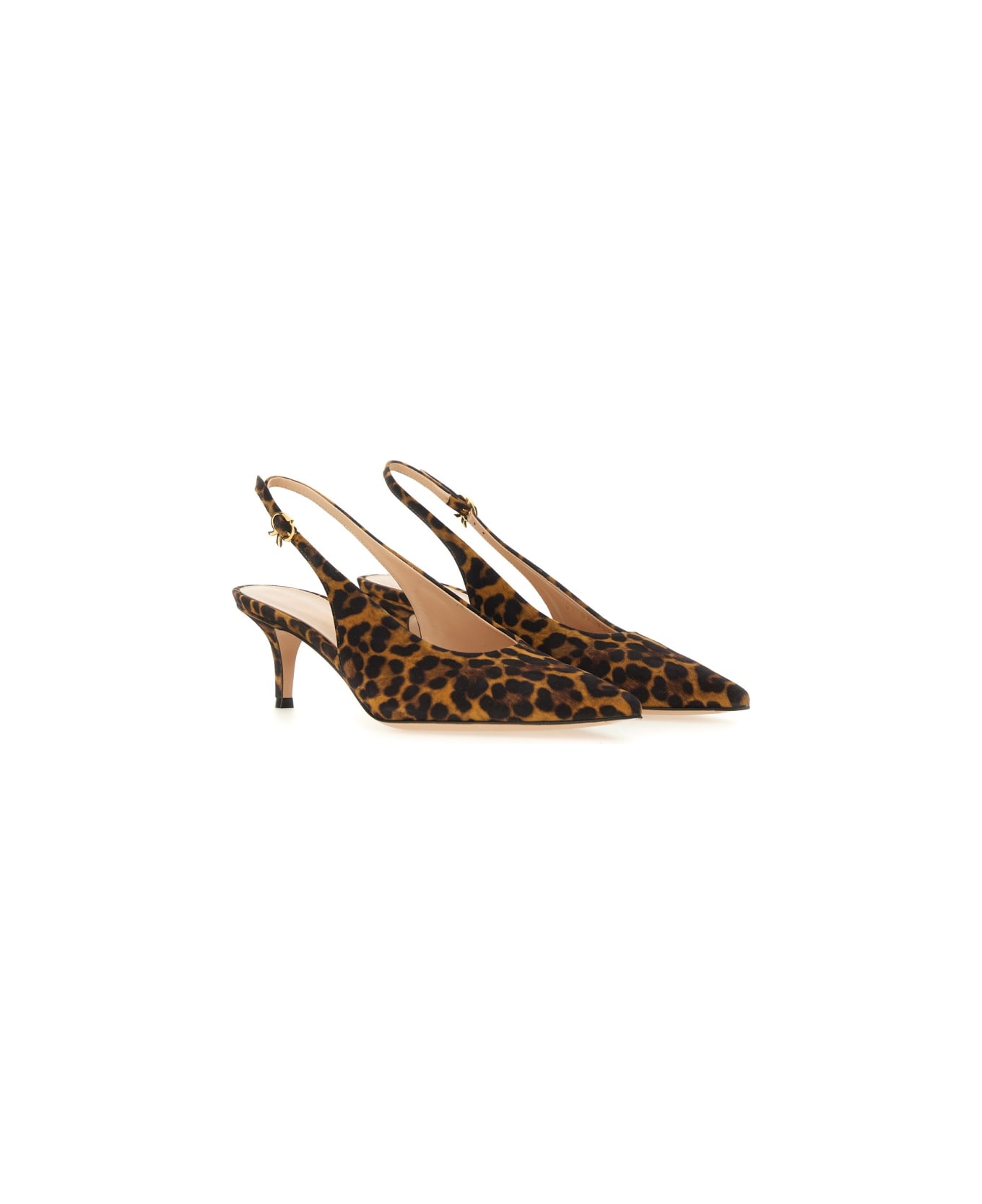 Gianvito Rossi Slingback "robbie" - ANIMALIER