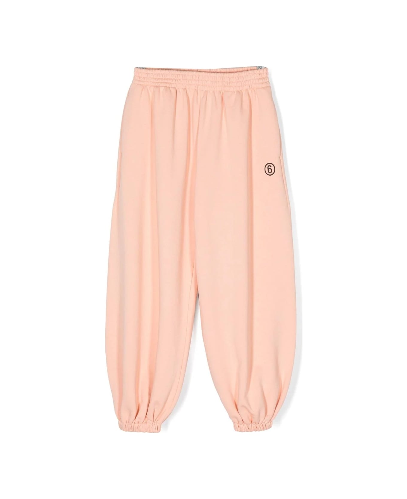 MM6 Maison Margiela Pants With Logo - Pink ボトムス