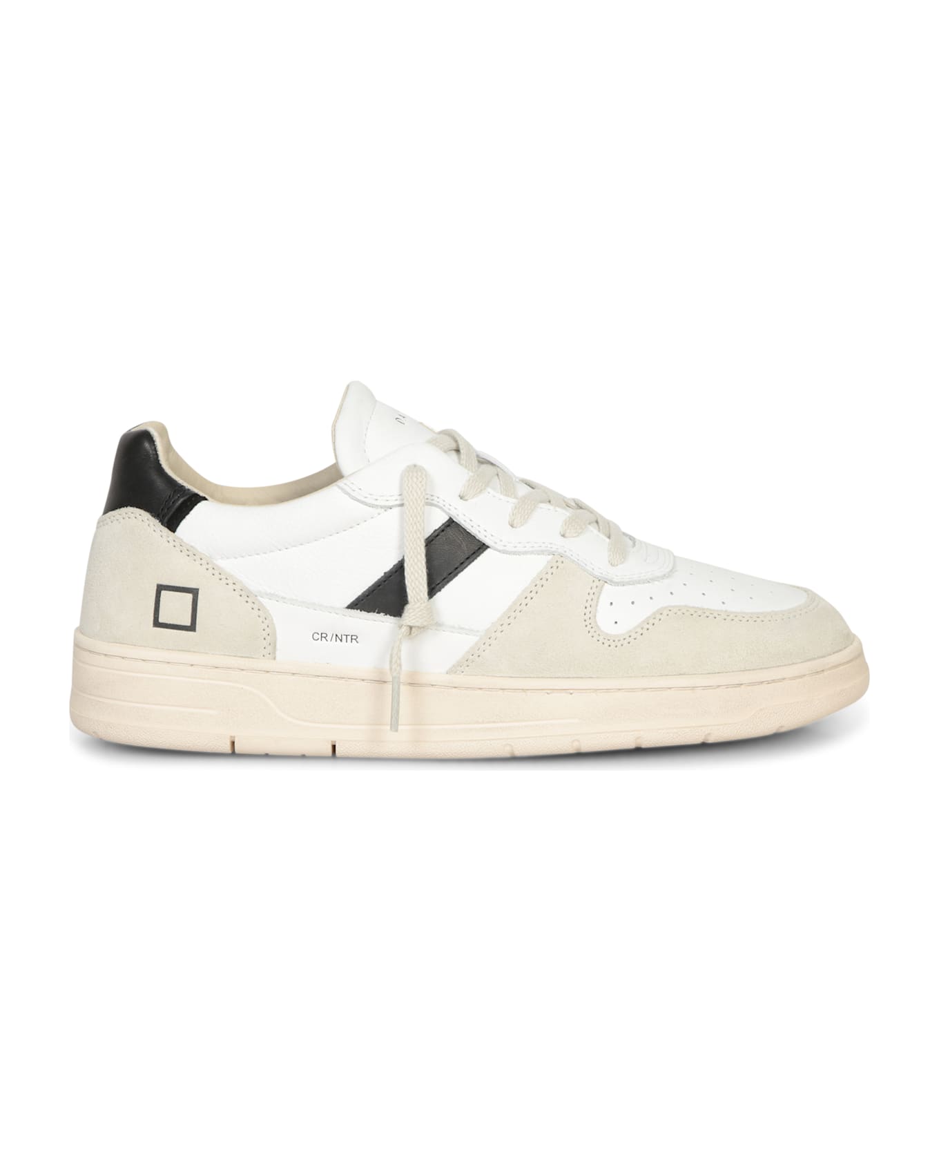 D.A.T.E. Court2.0 White And Black Sneakers - White