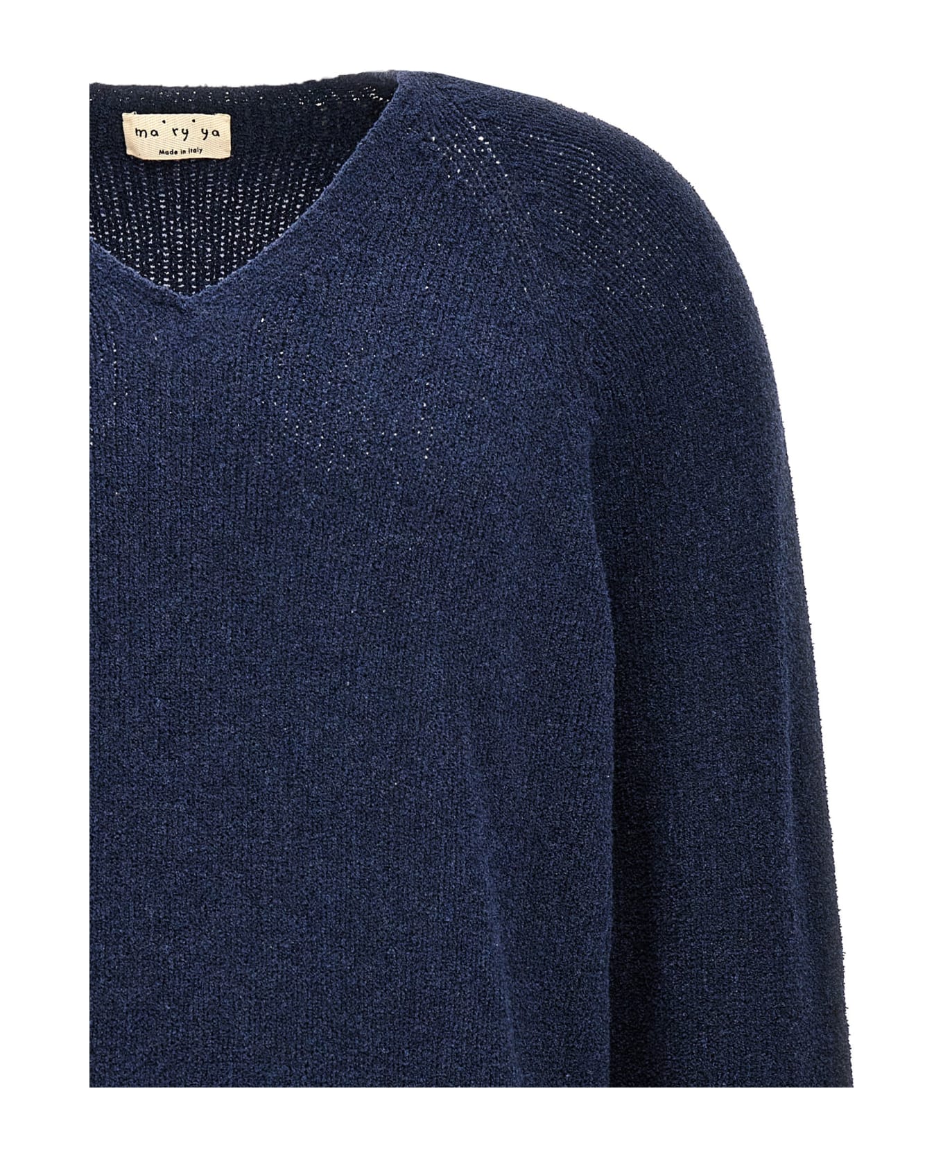 Ma'ry'ya V-neck Sweater - Blue