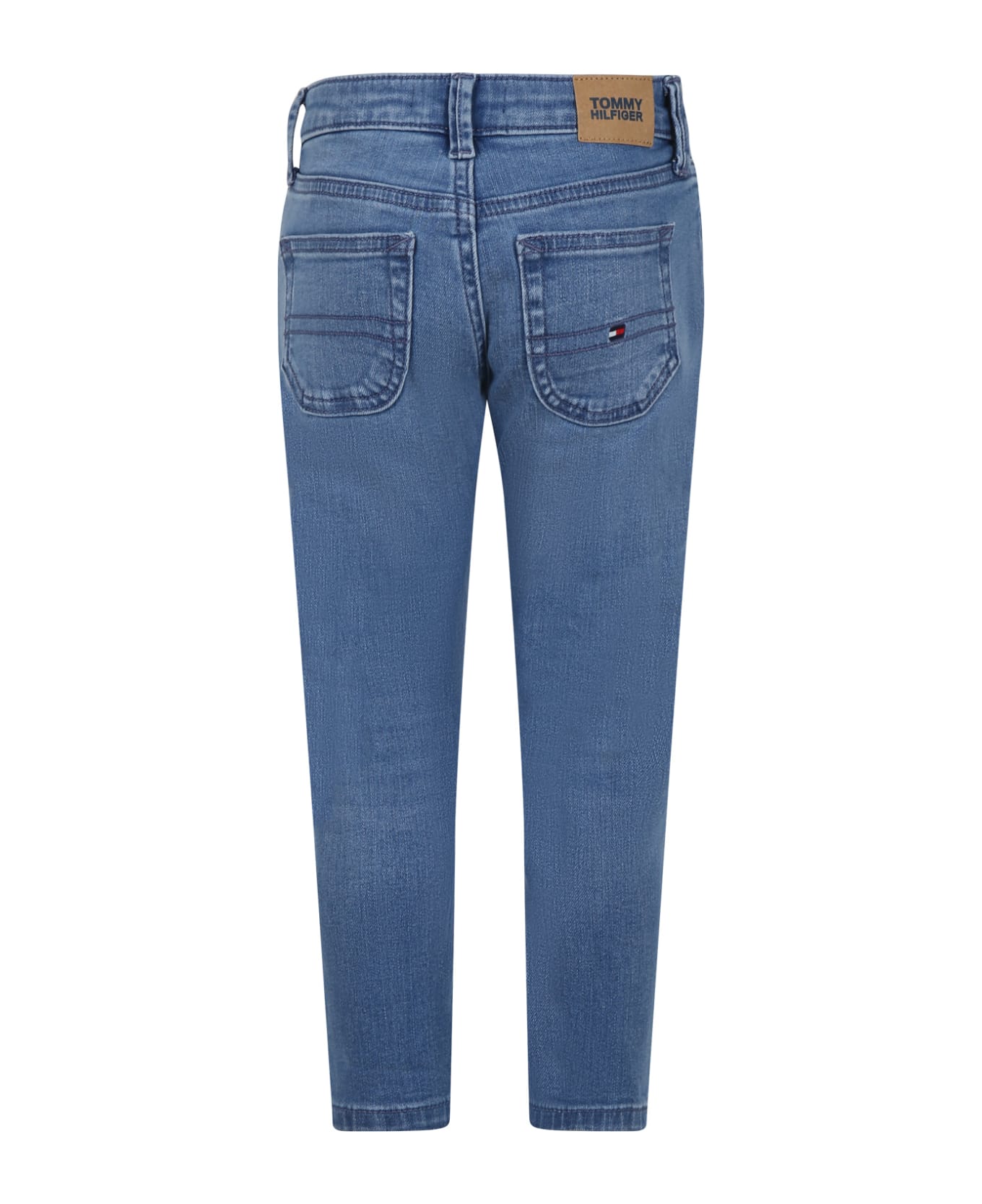 Tommy Hilfiger Denim Jeans For Boy With Logo - Denim