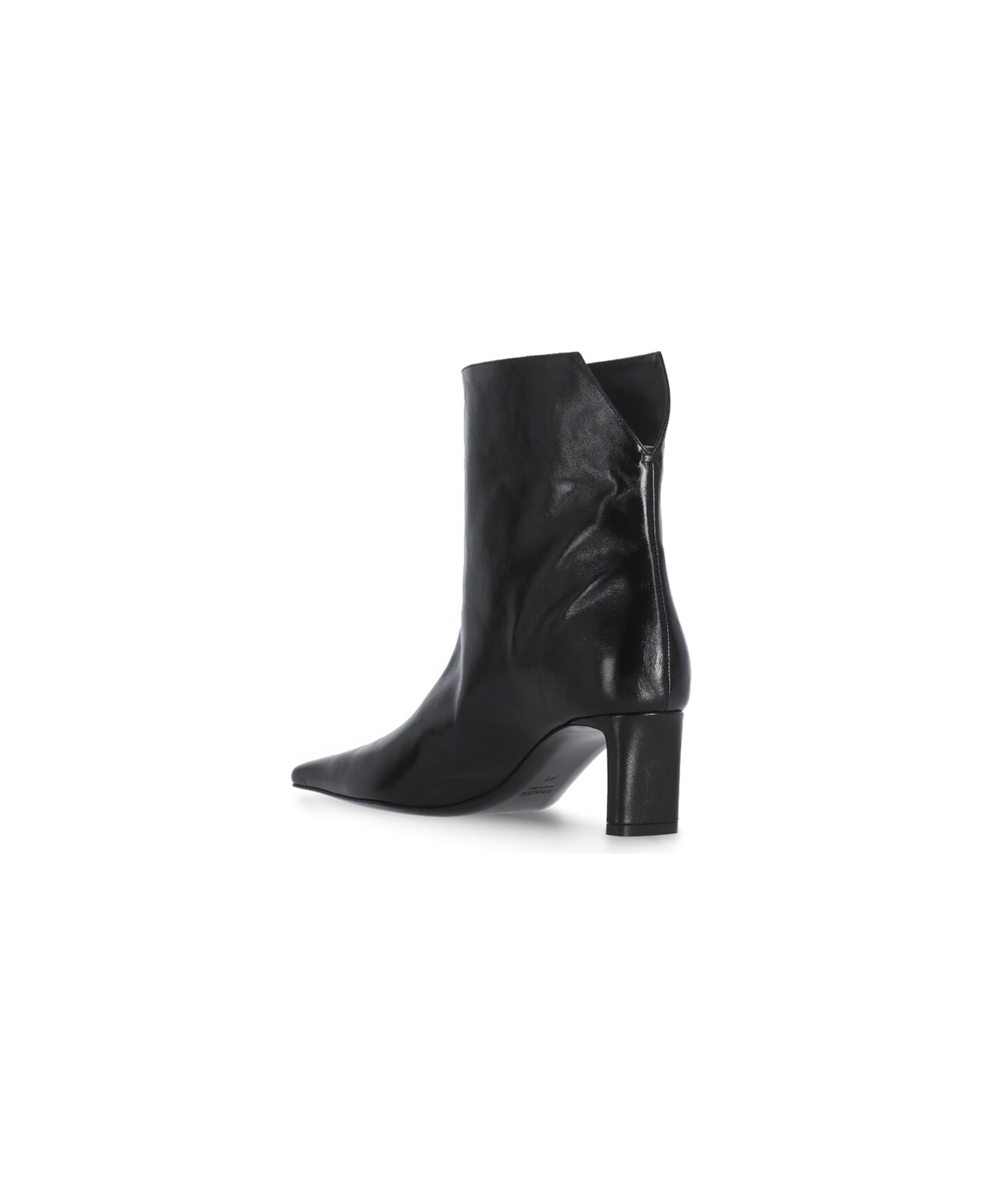 Khaite Ona Ankle Boots - Black