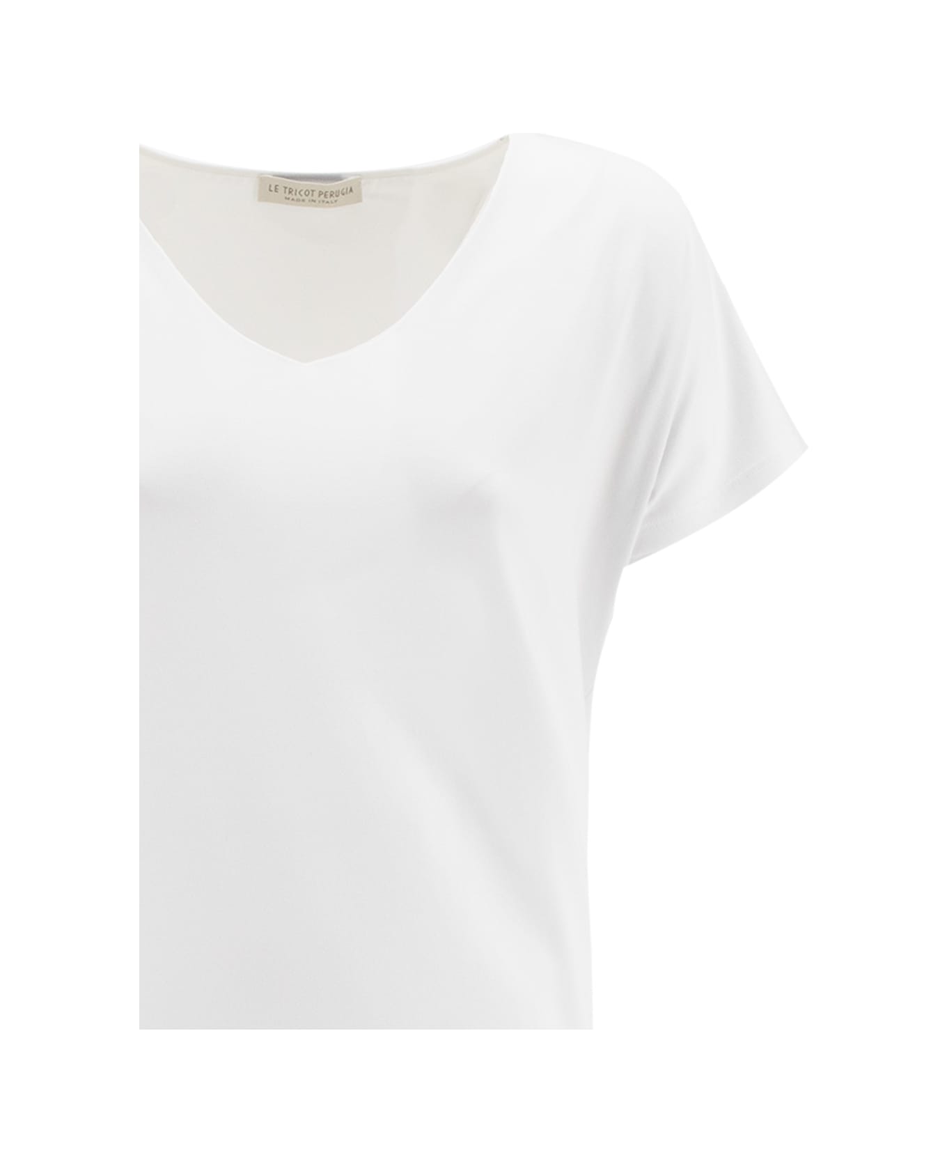 Le Tricot Perugia T-shirt - WHITE