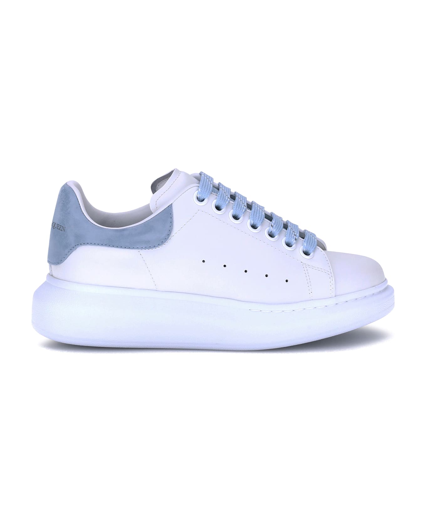 Alexander McQueen Leather Sneakers - White