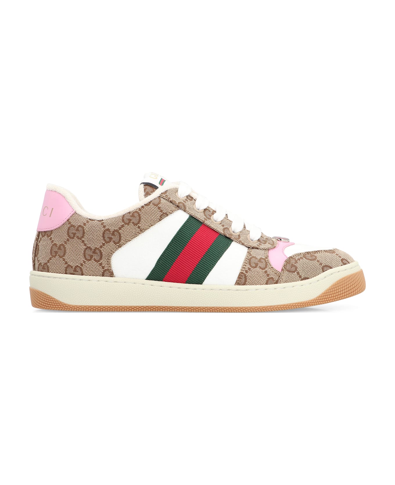Gucci Screener Low-top Sneakers - Beige