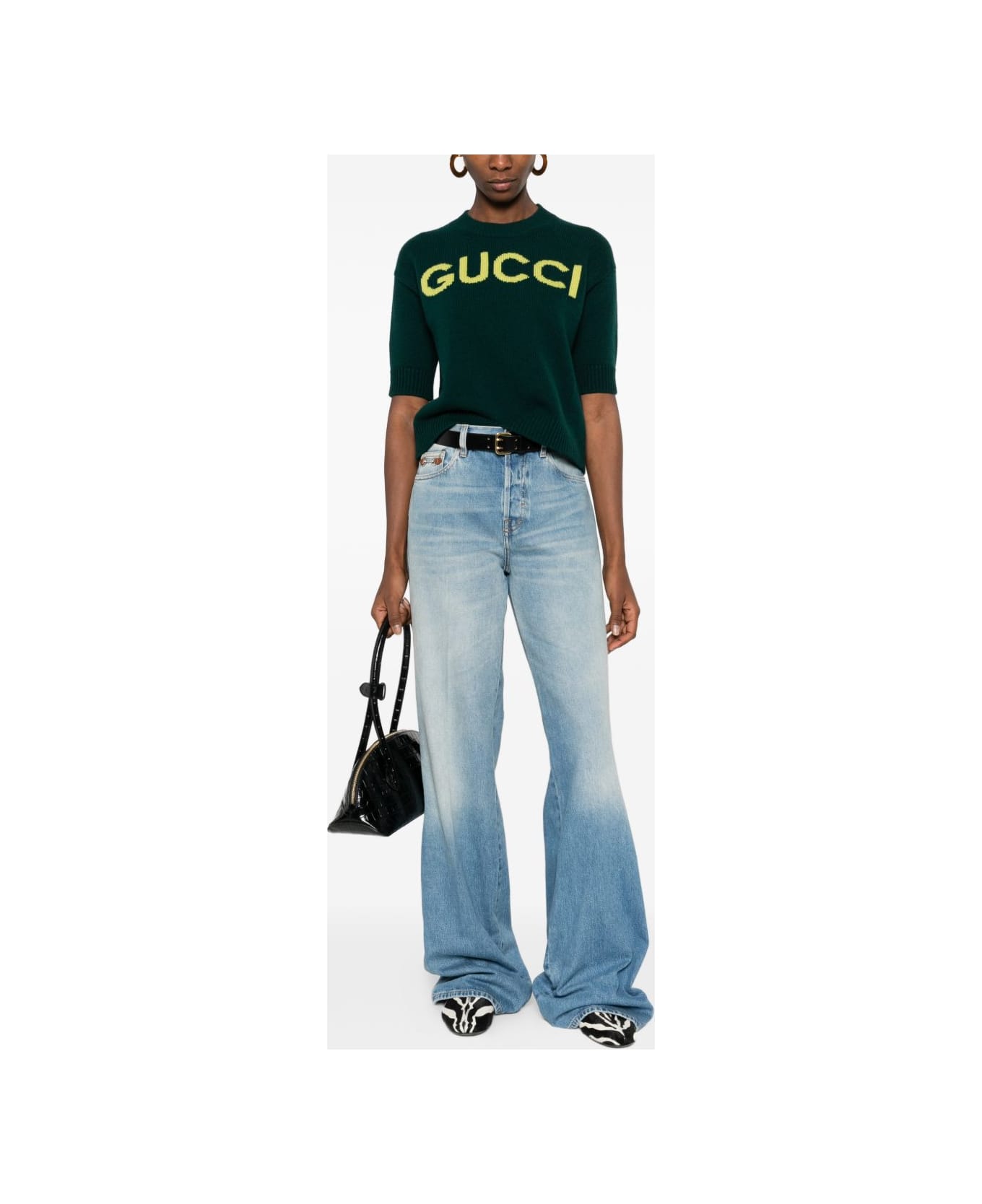 Gucci Denim Cotton Jeans - Blue