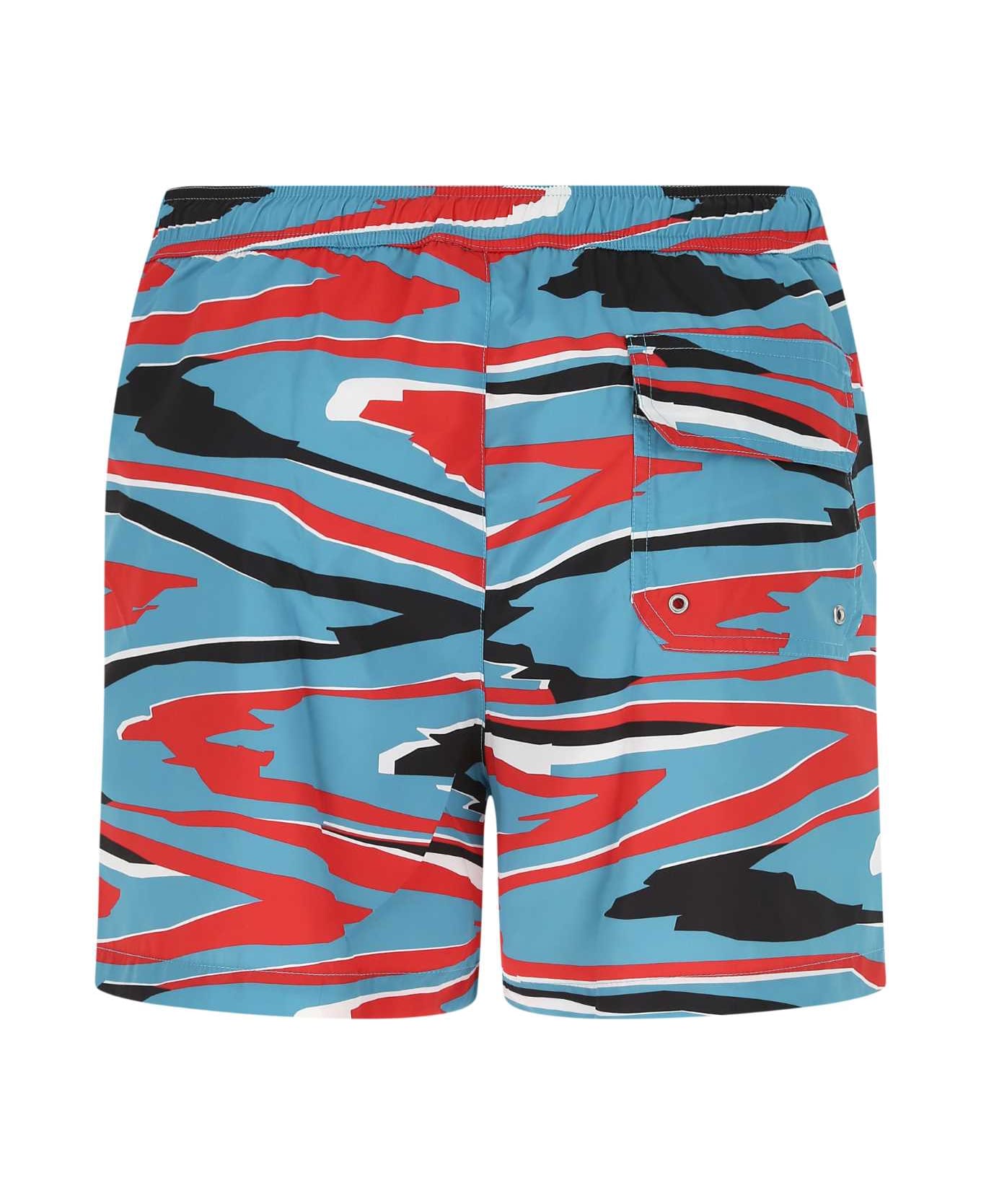 Missoni Printed Polyester Swimming Shorts - F402A