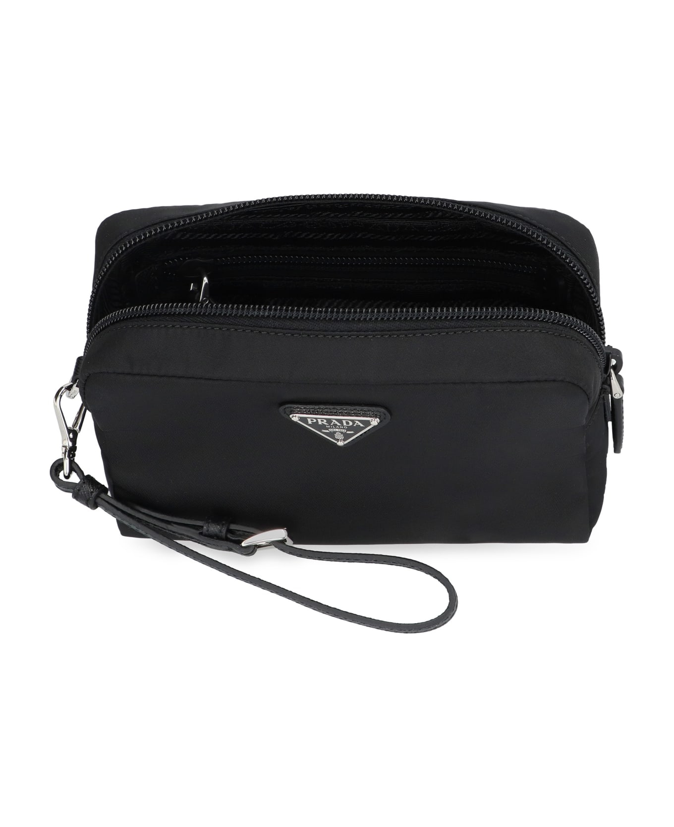 Prada Re-nylon Clutch - black