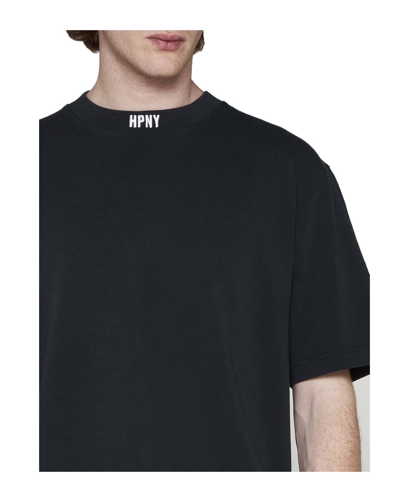 HERON PRESTON Hpny Embroidered T-shirt - Black シャツ