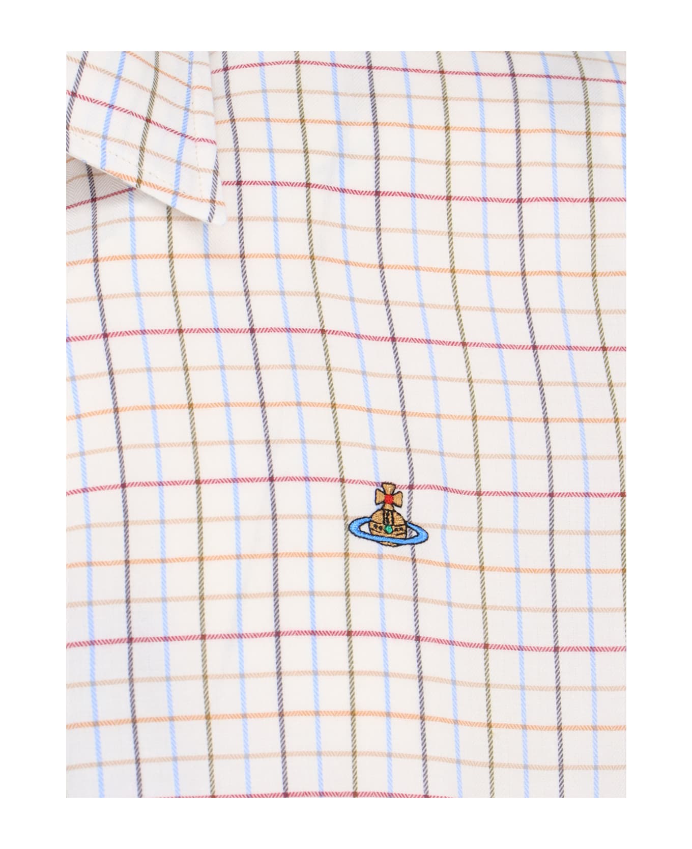 Vivienne Westwood 
ghost
 Check Shirt - Cream