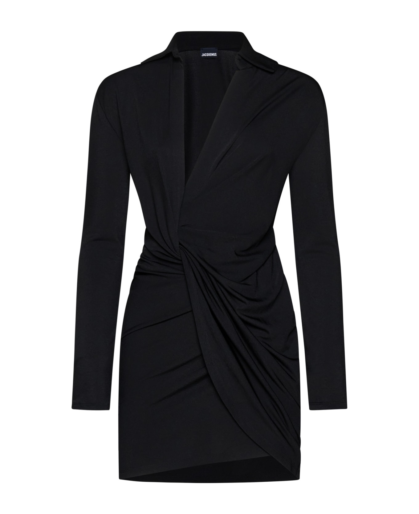 Jacquemus La Robe Bahia Jersey Mini Dress - Black コート＆ジャケット