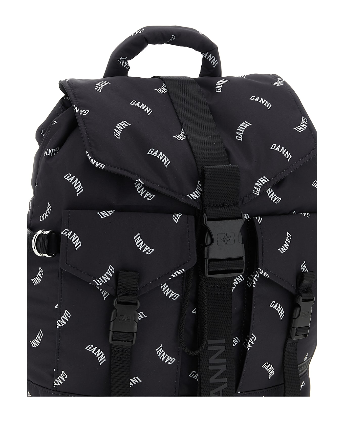 Ganni 're-tech' Backpack - Black  