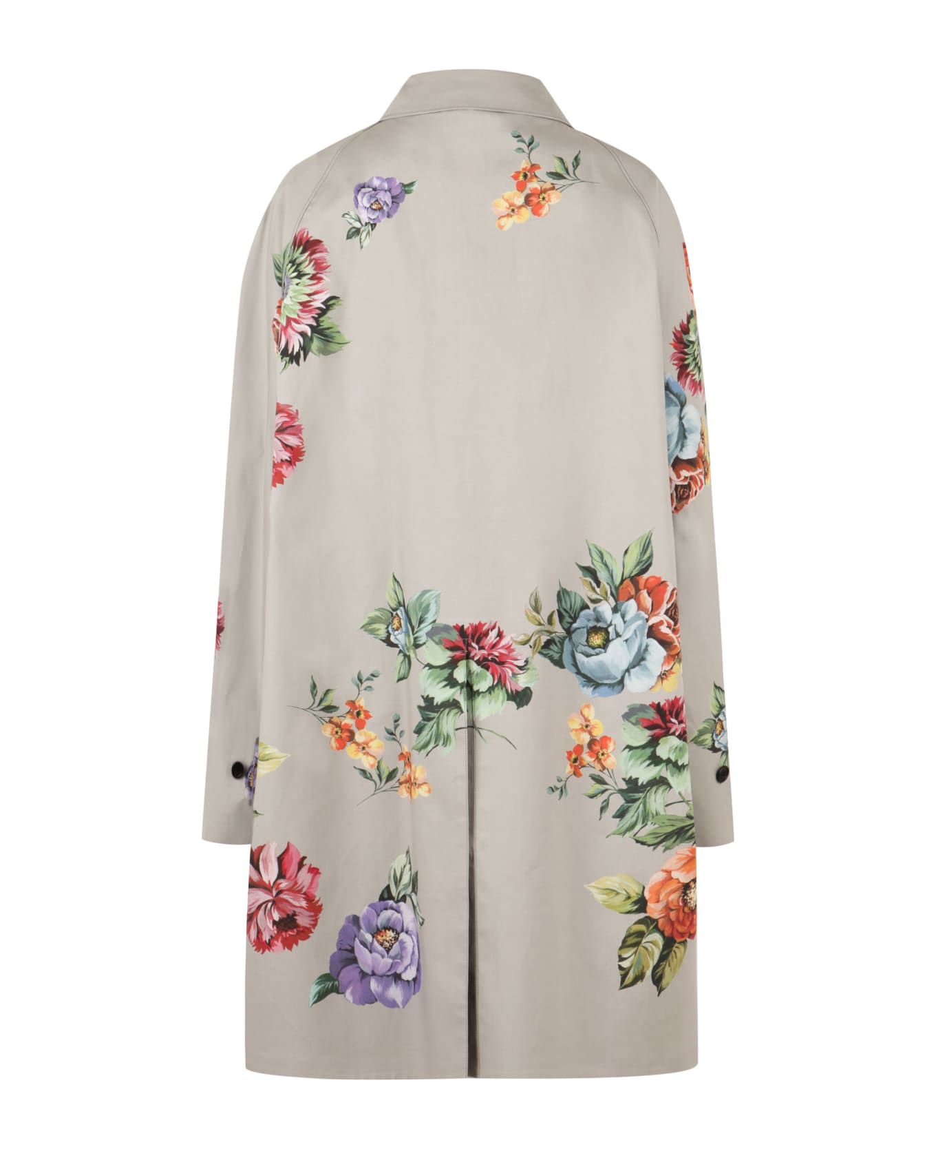 Prada Floral Cotton Jacket - Acciaio