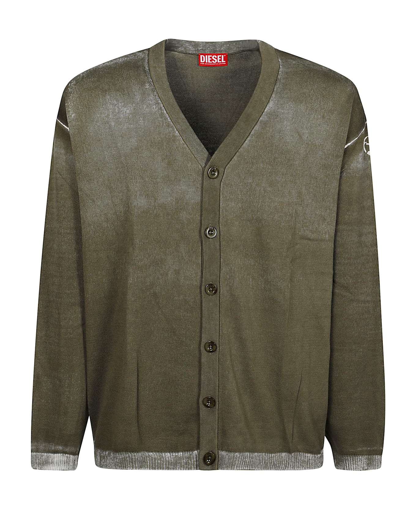 Diesel K-larence Cardigan - F Military Green