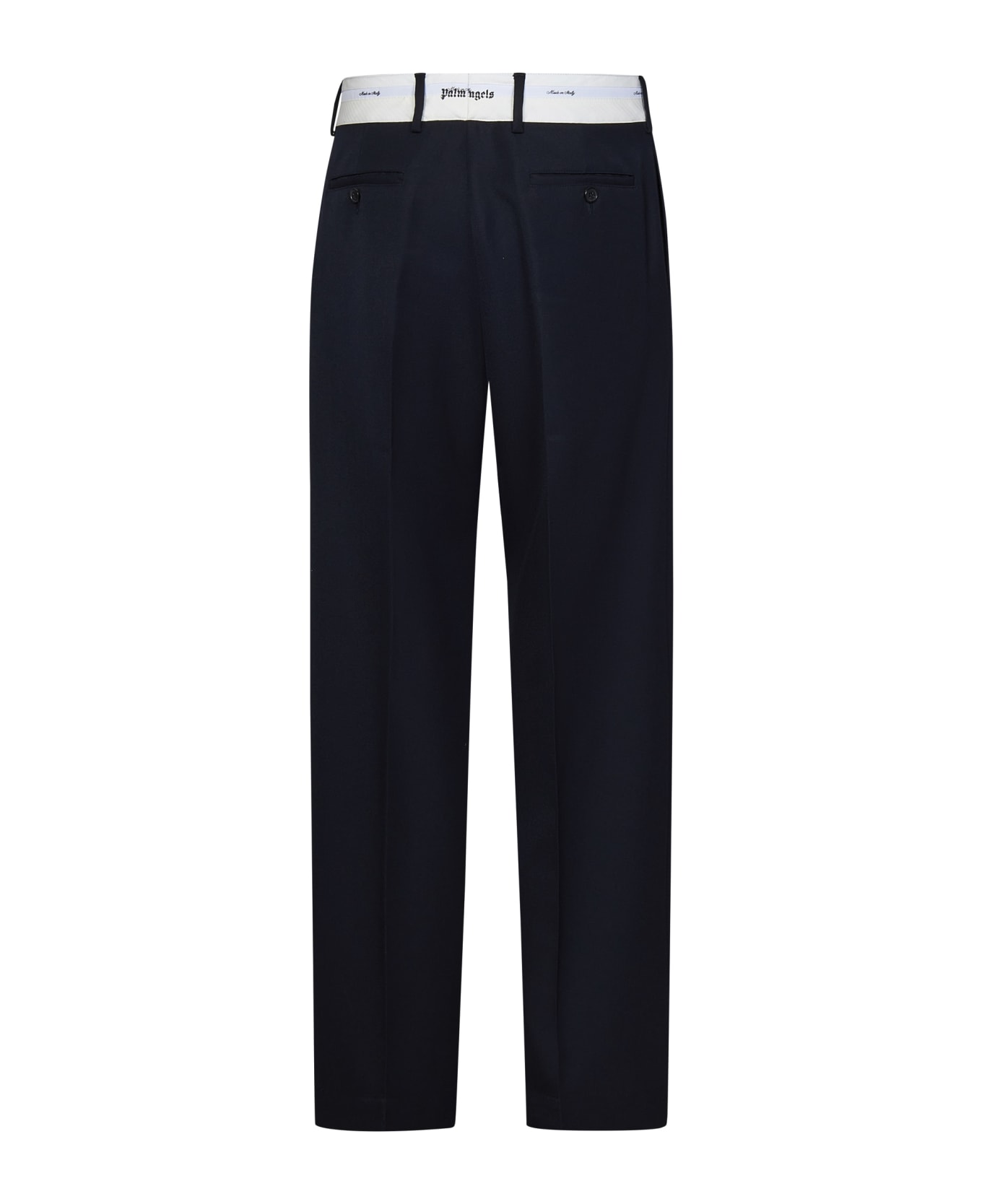 Palm Angels Sartorial Tape Chino Trousers - Blue