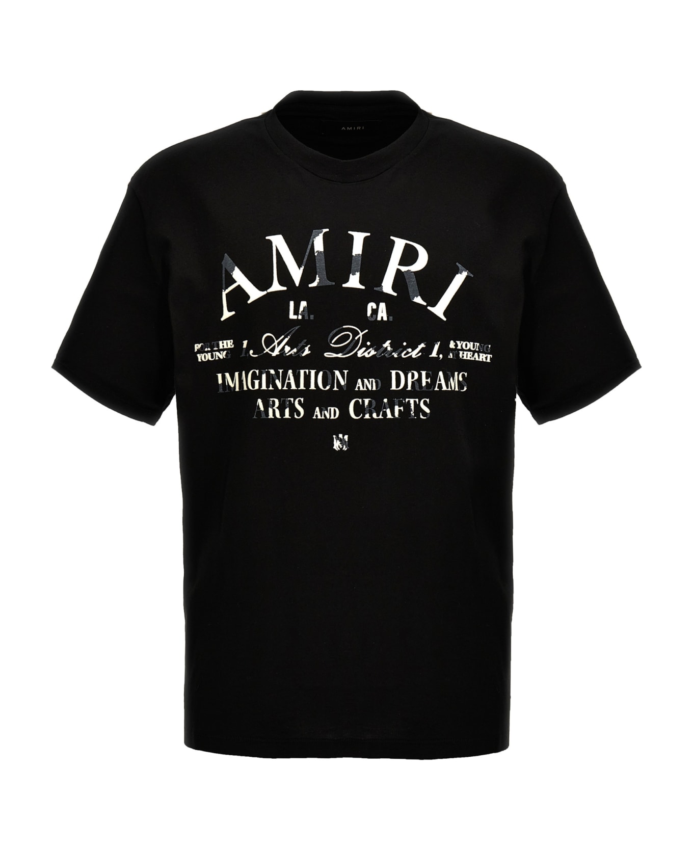 AMIRI 'distressed Amiri Arts District' T-shirt - Black   シャツ