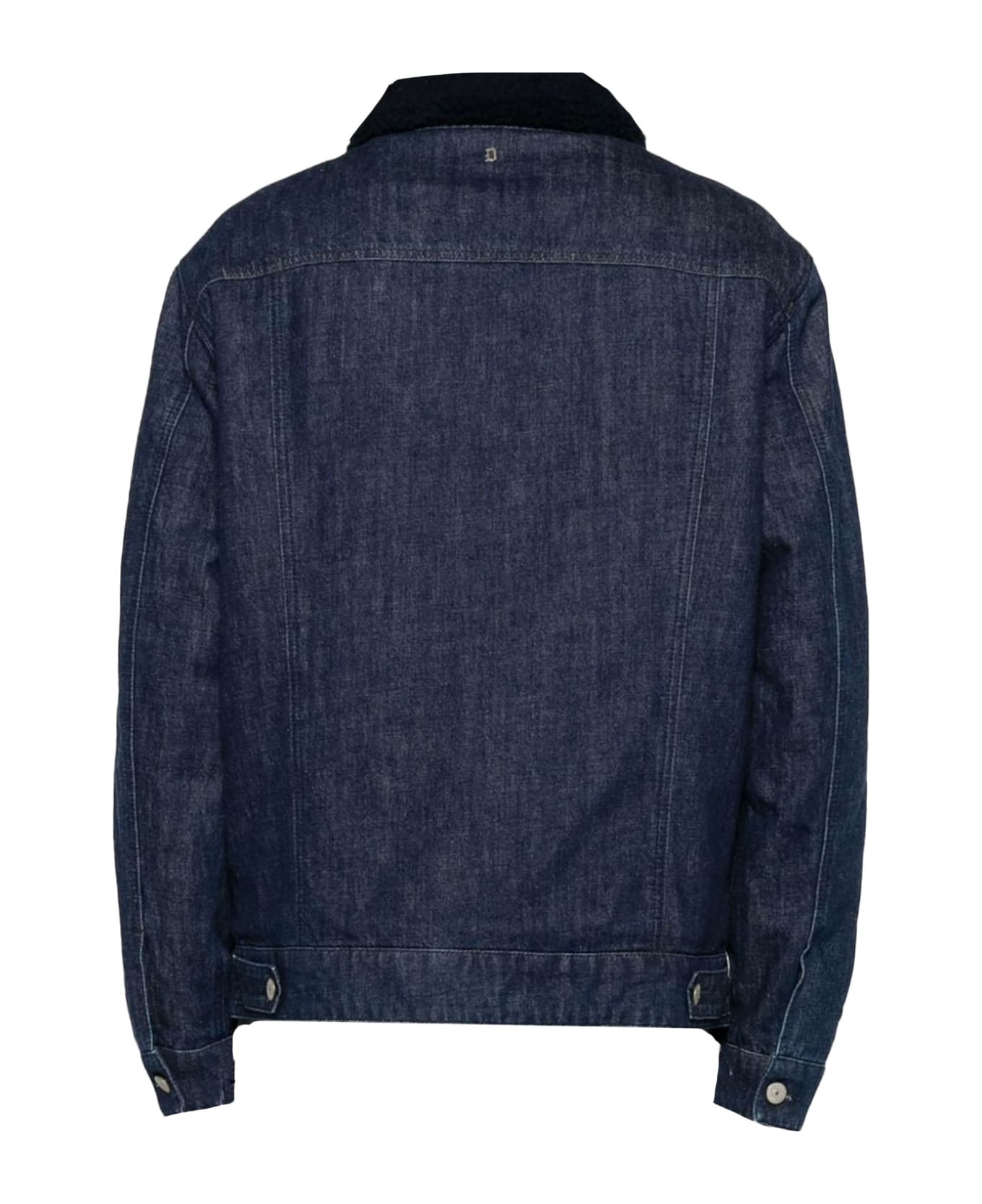 Dondup Blue Cotton Denim Jacket