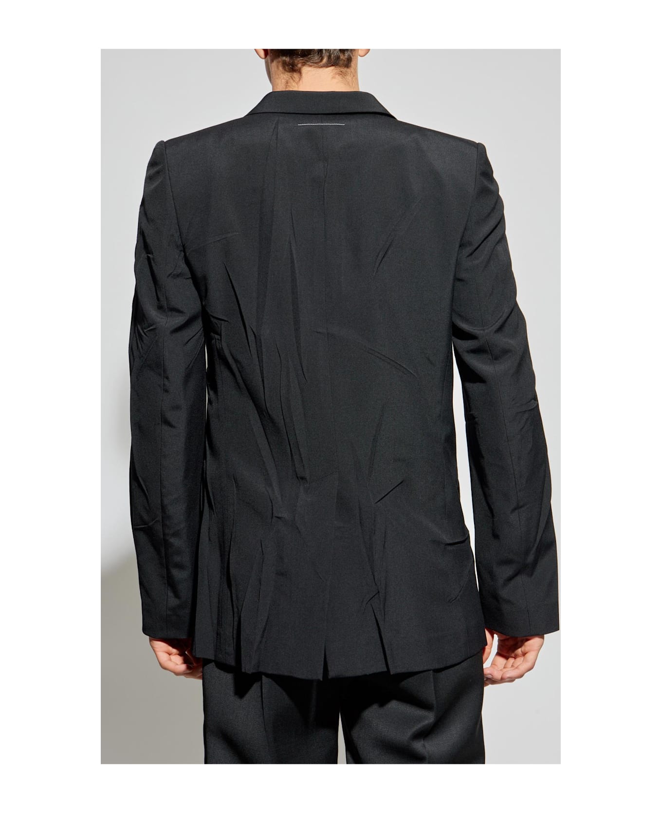 MM6 Maison Margiela Single-breasted Blazer - BLACK