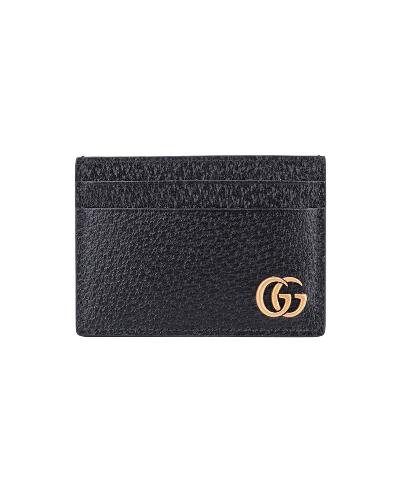 Gucci Gg Marmont Card Holder - Black