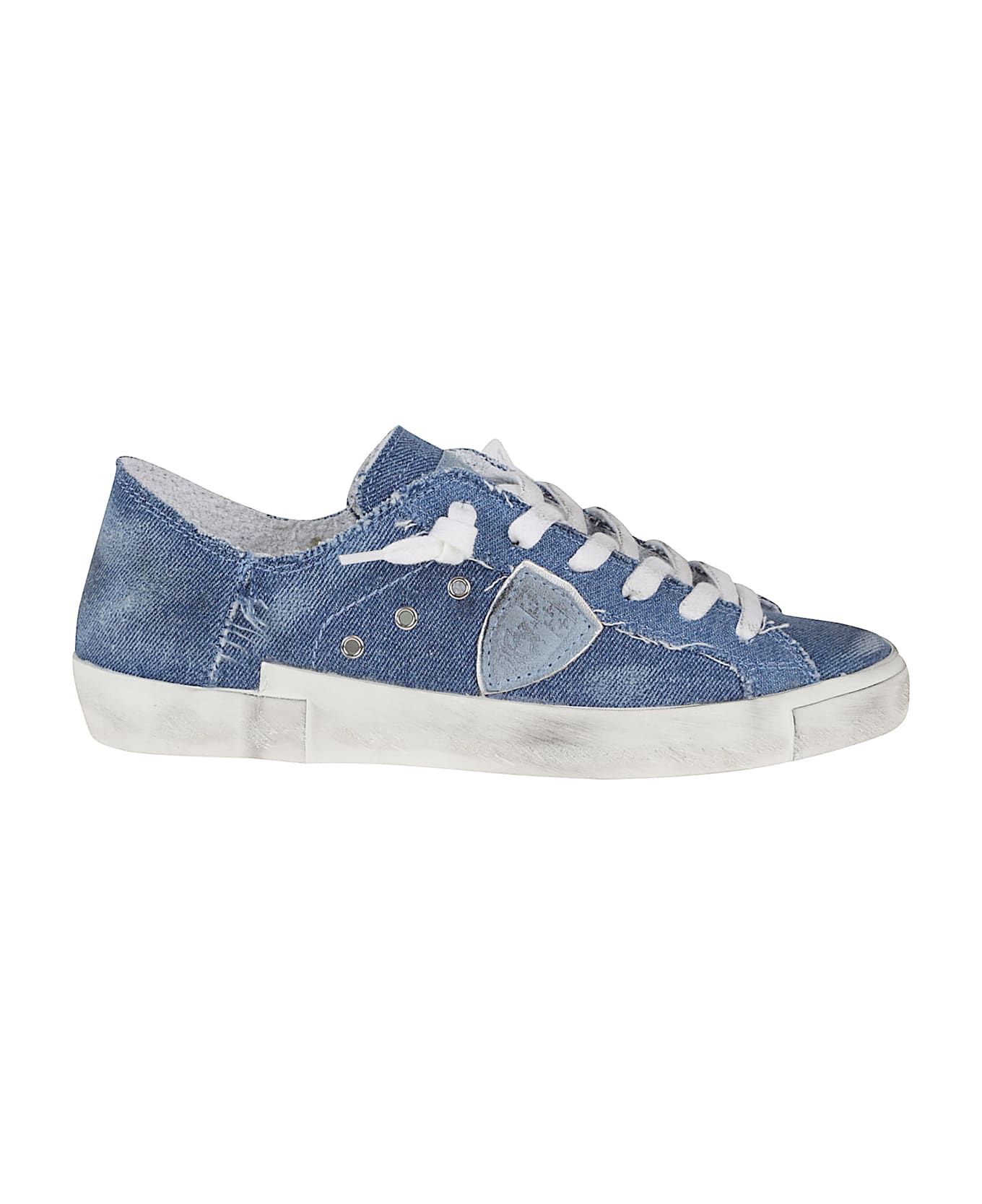 Philippe Model Prsx Low Woman - Legere Sabot Denim Denim Blue