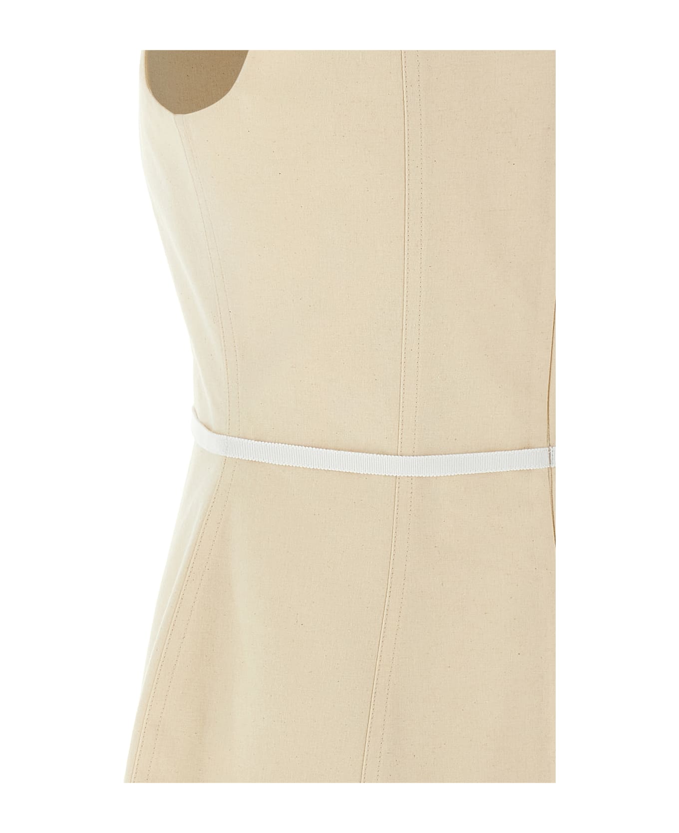 Moschino Rough Canvas Dress - Beige