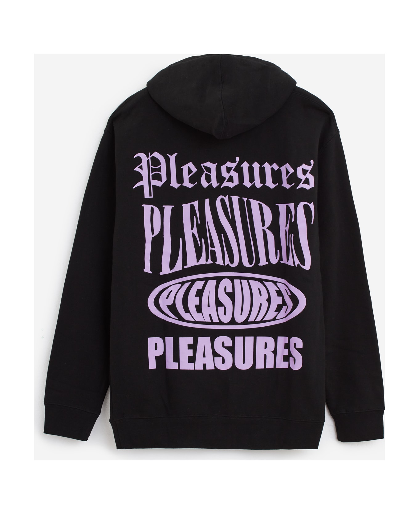 Pleasures Stack Hoodie Sweatshirt - black