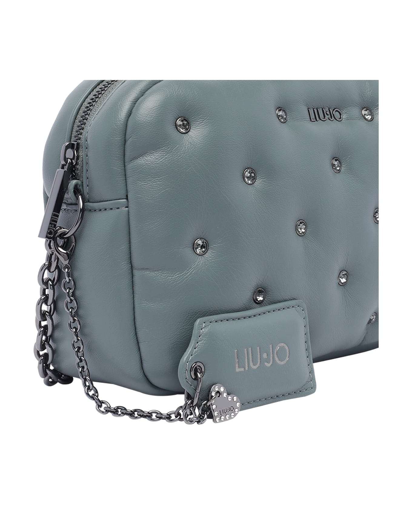 Liu-Jo Medium Logo Crossbody Bag - Blue